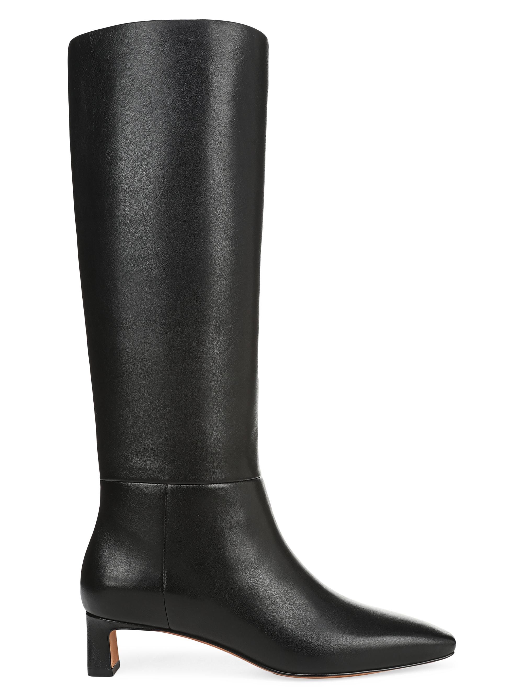 Vince Women's Harlan 40MM Leather Knee-High Boots - Black