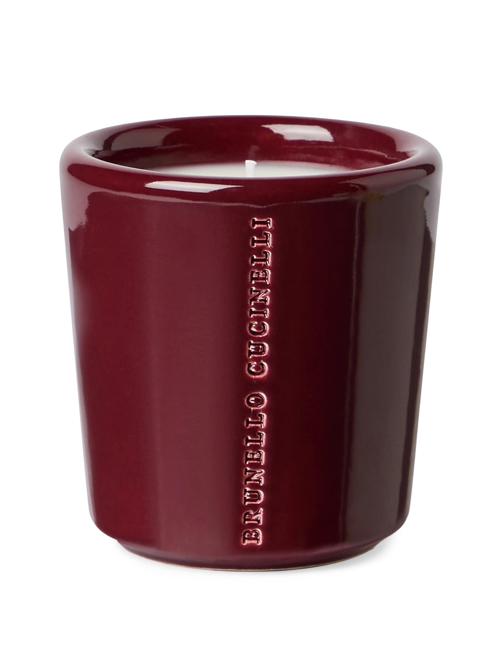 Brunello Cucinelli Scented Candle in Craquelé Ceramic Vessel - Bordeaux