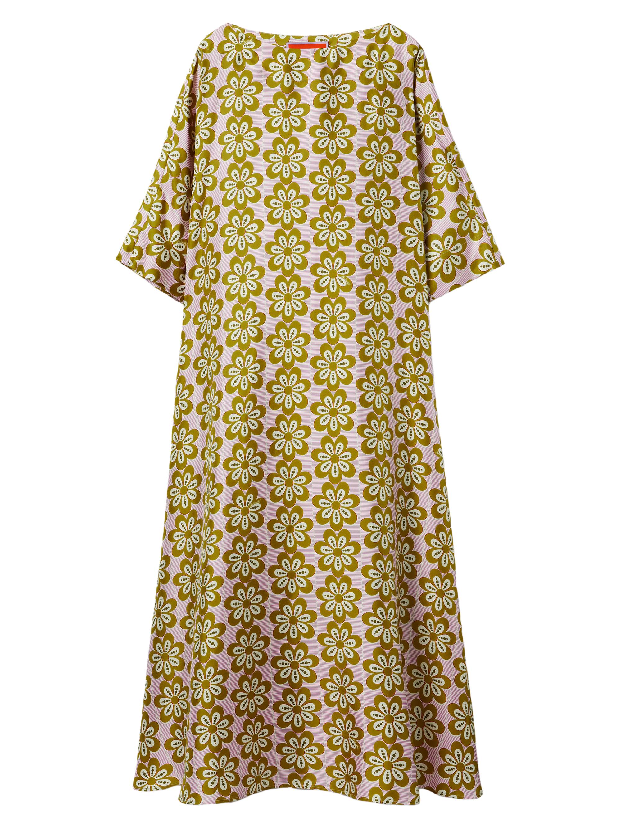 La DoubleJ Women's Muumuu Dress Round Neck - Caper Pink