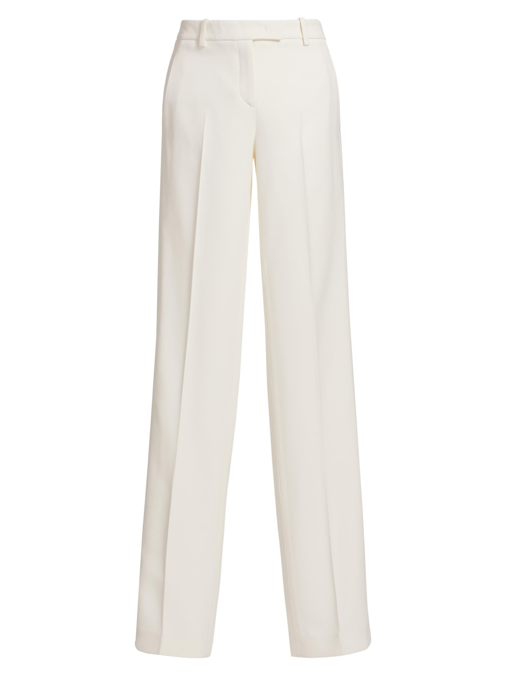 knee length dresses for ladies Drill Presidente White Trousers  Hippolito Store