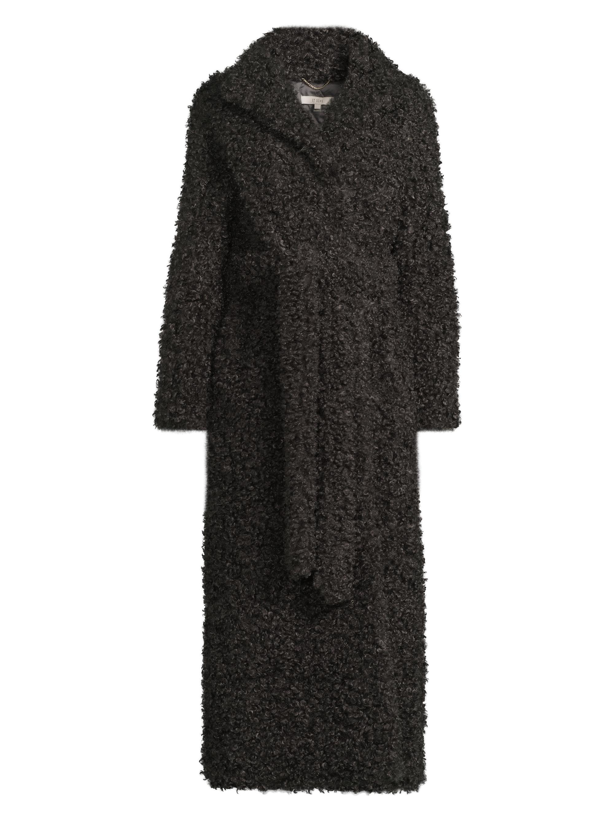 Et Ochs Women's Wyatt Bouclé Faux Fur Coat - Granite