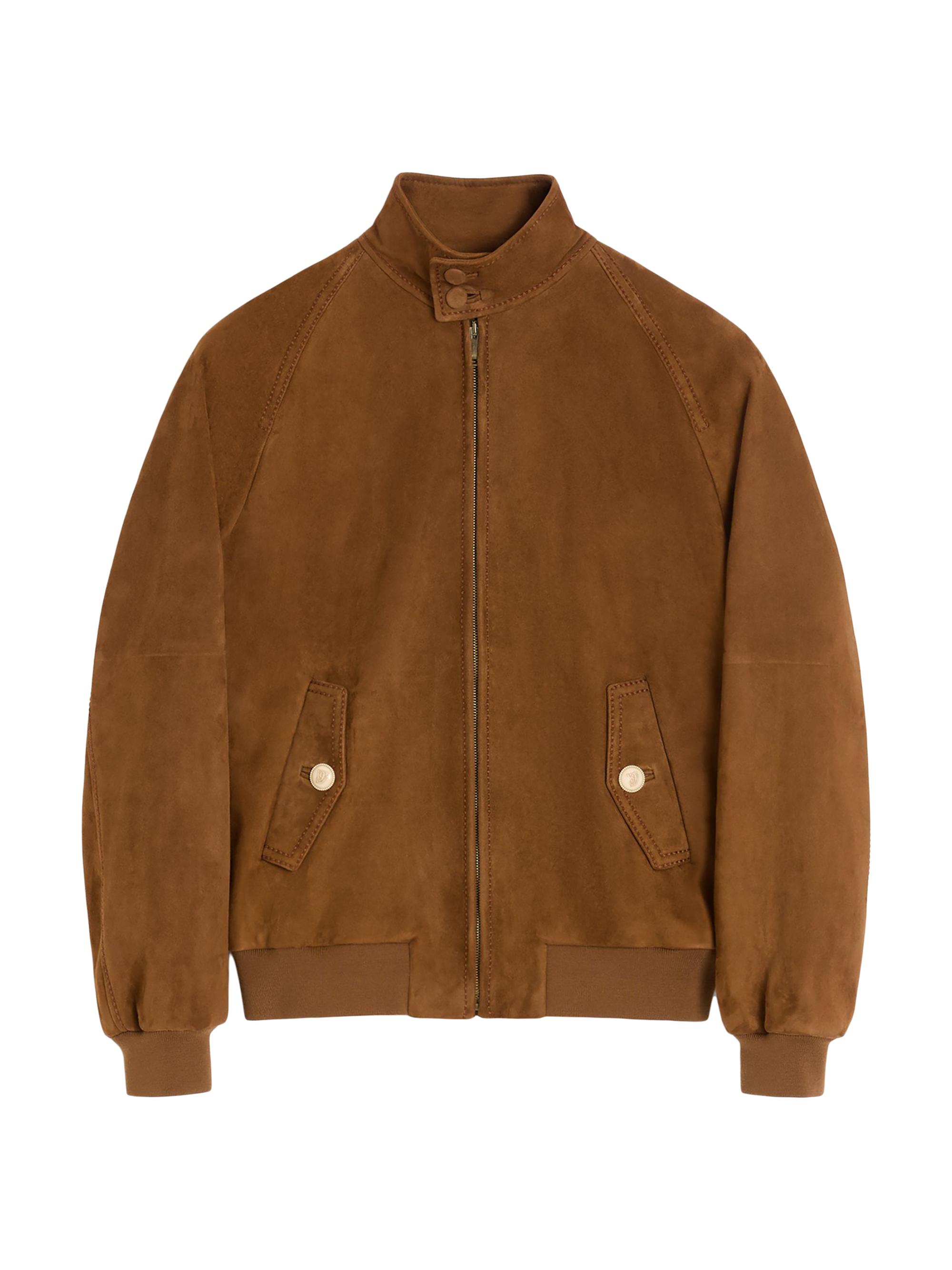 Valentino Garavani Men's Suede Jacket - Brown