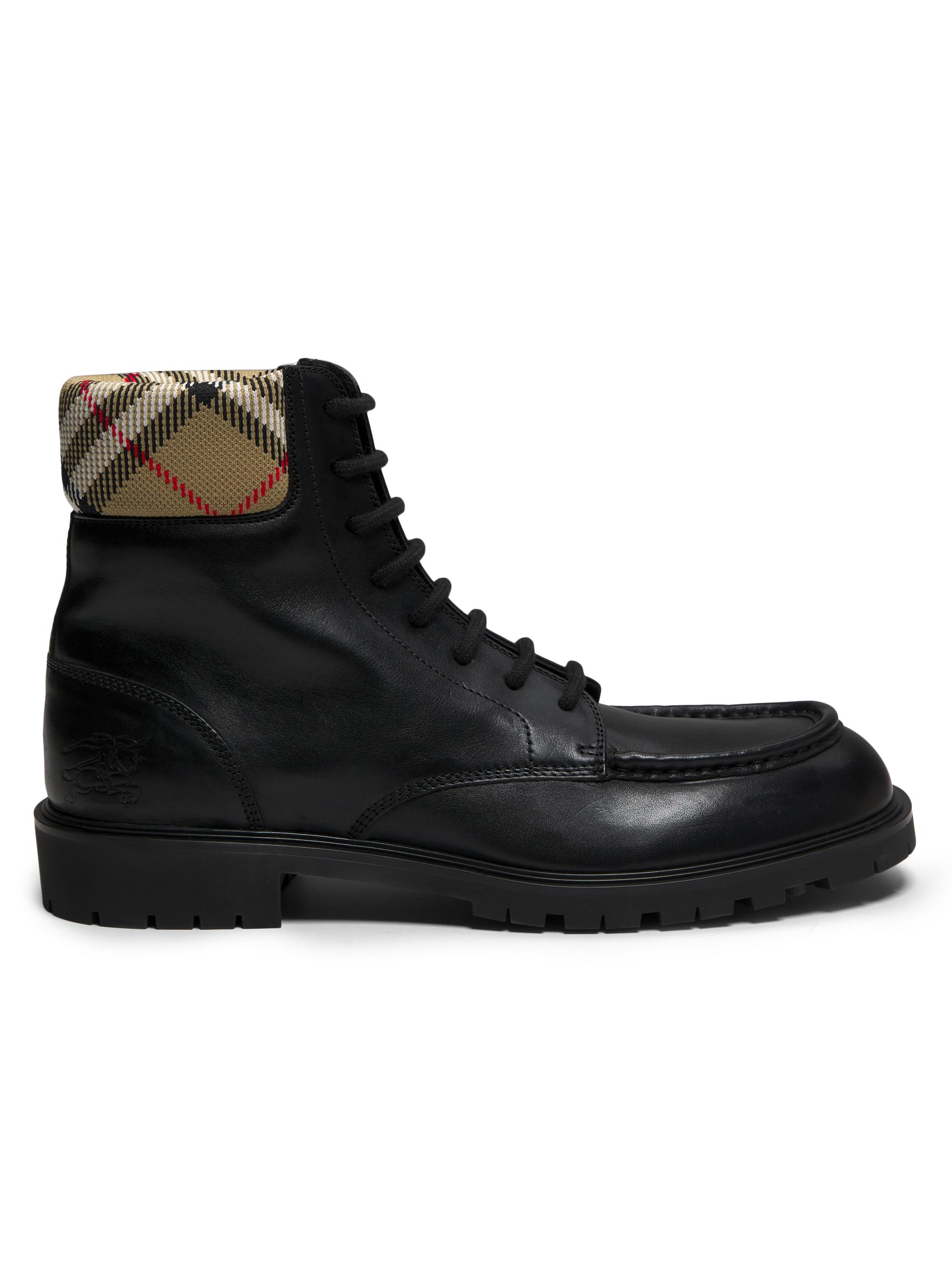 Burberry Creeper Mid Lace-Up Boots | Saks Fifth Avenue