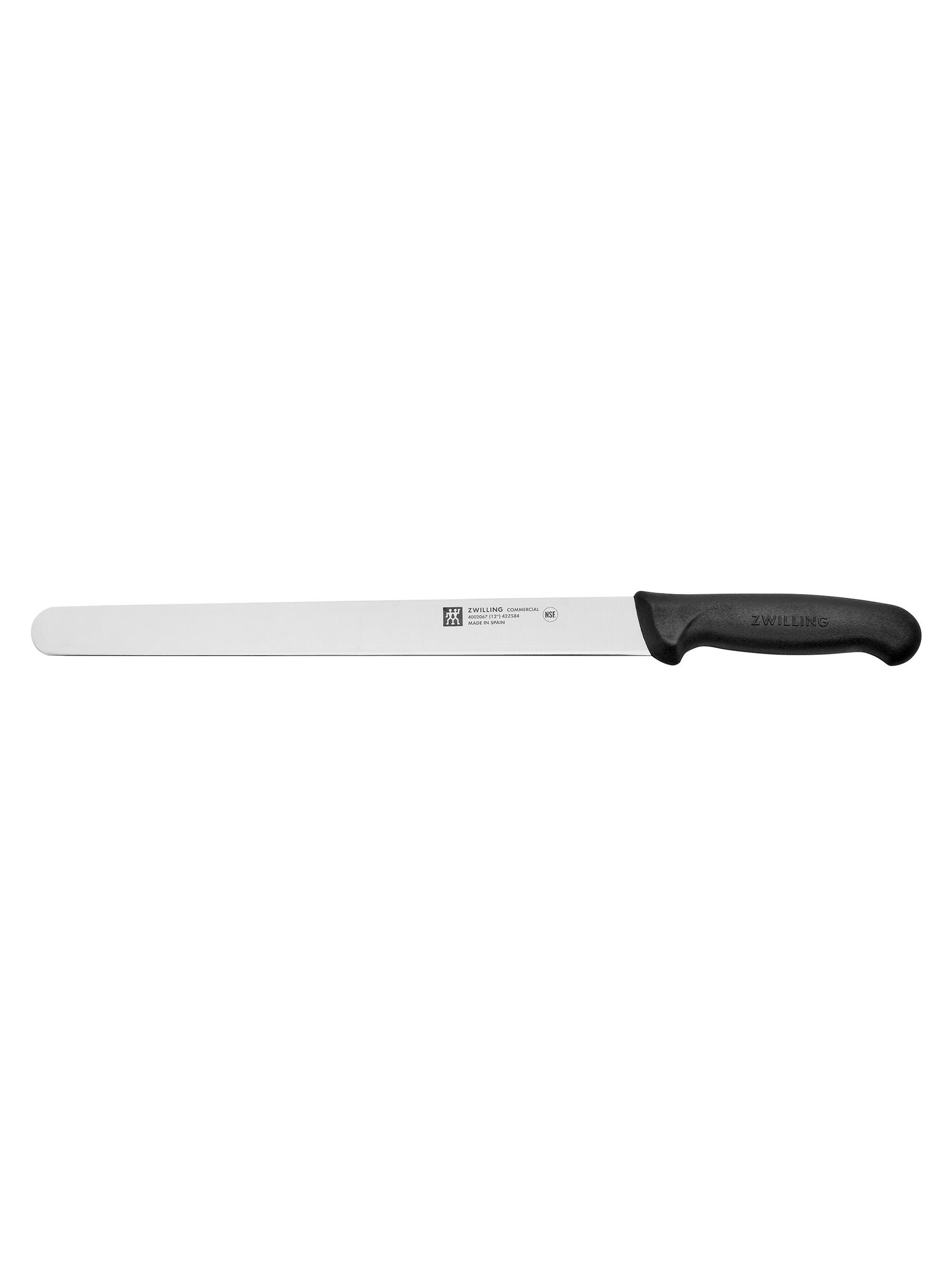 ZWILLING J.A. Henckels Commercial 12''Fine Edge Straight Slicing Knife - Black
