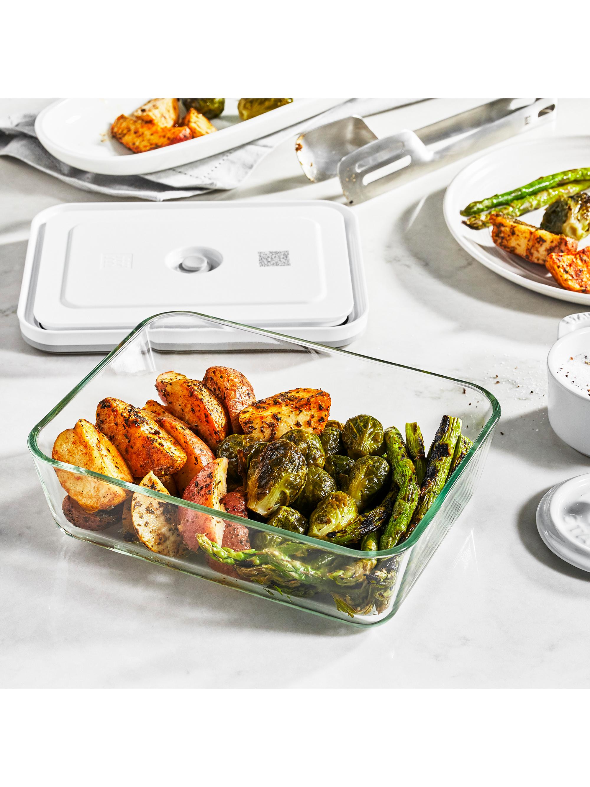 Fresh & Save 3 Piece Glass Food Storage Meal Prep Container