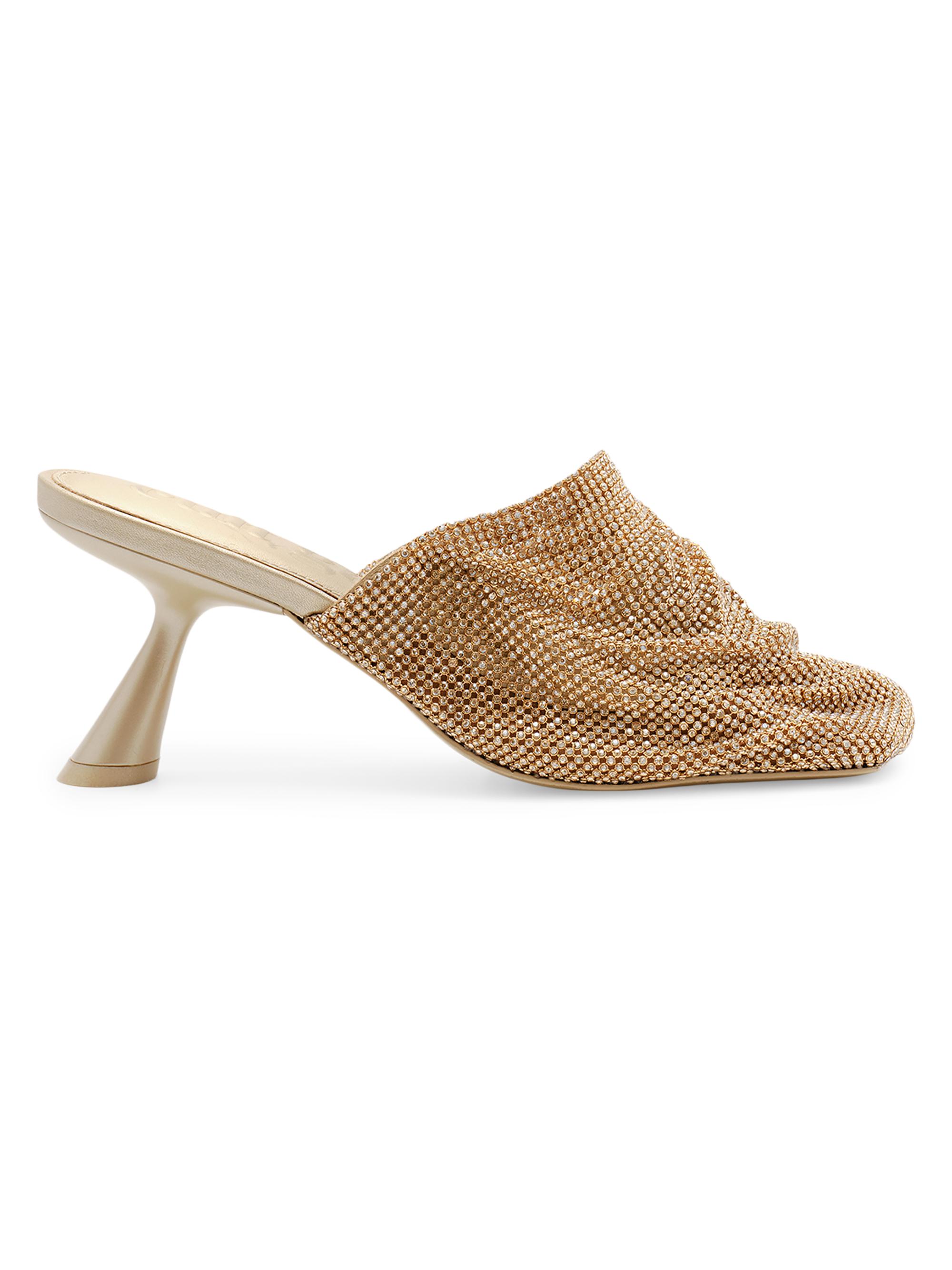 Cult Gaia Women's Orion Embellished Mules - Sand Dollar