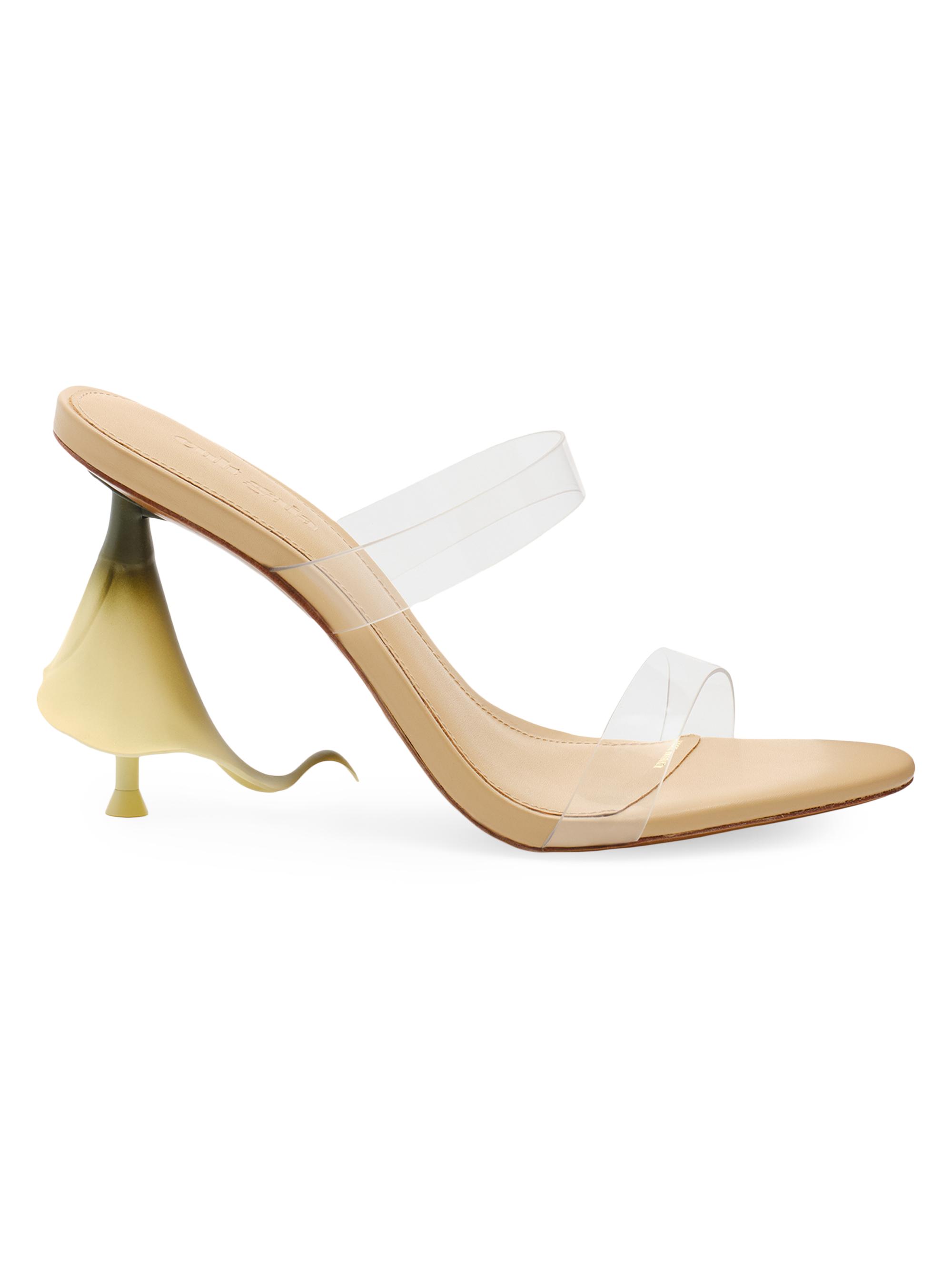 Cult Gaia Women's Calisto 90MM Slip-On Sandals - Natural