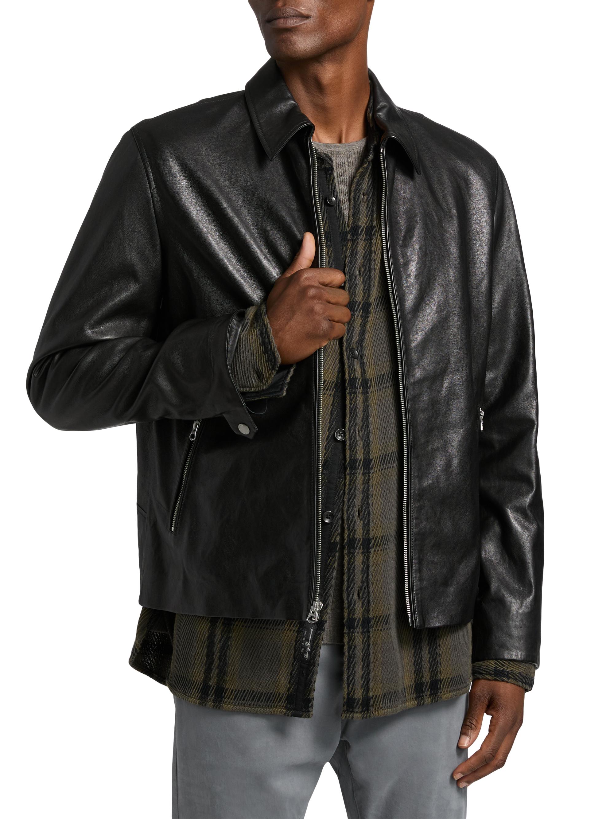 rag & bone Melrose Leather Jacket | Saks Fifth Avenue