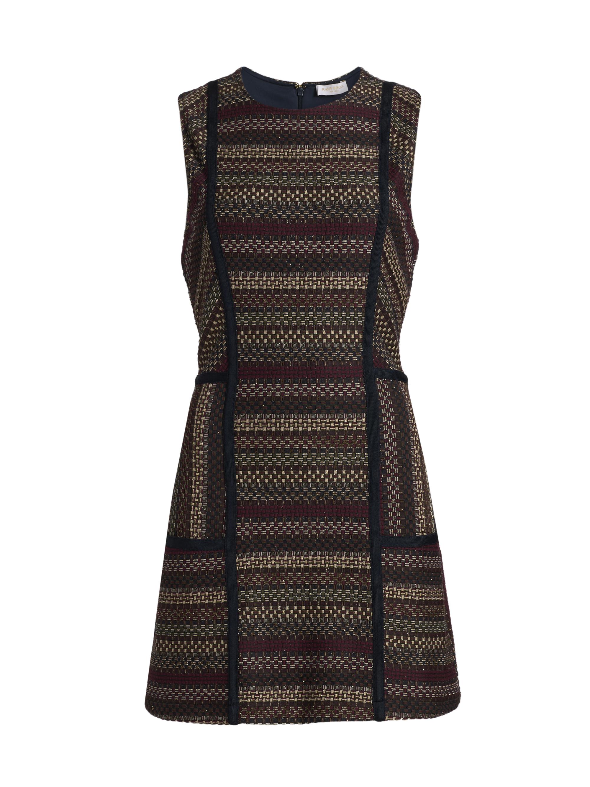 Ramy Brook Women's Jeanette Tweed Midi-Dress - Navy Multi Tweed