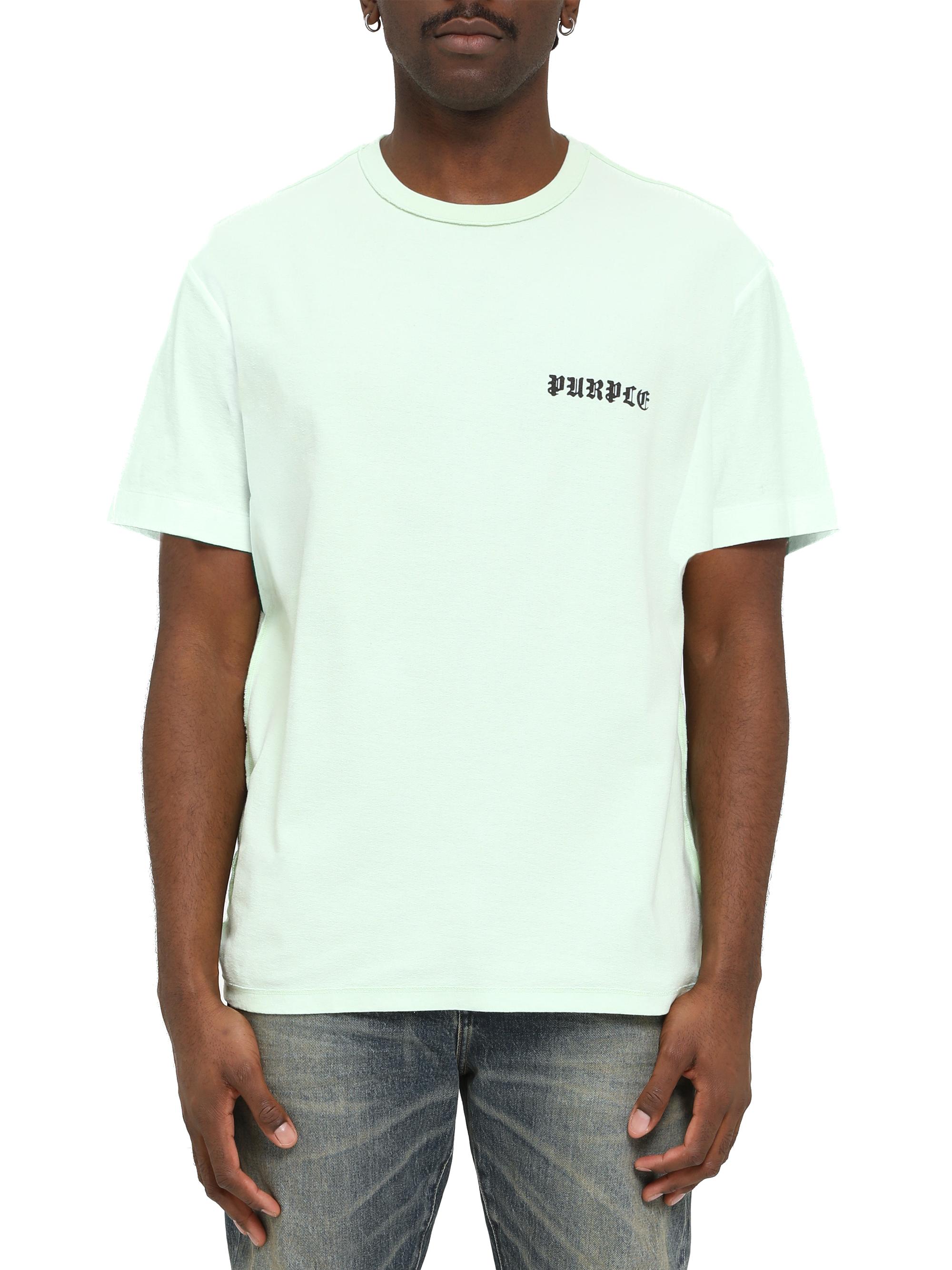 Purple Brand Men's Logo Cotton T-Shirt - Green