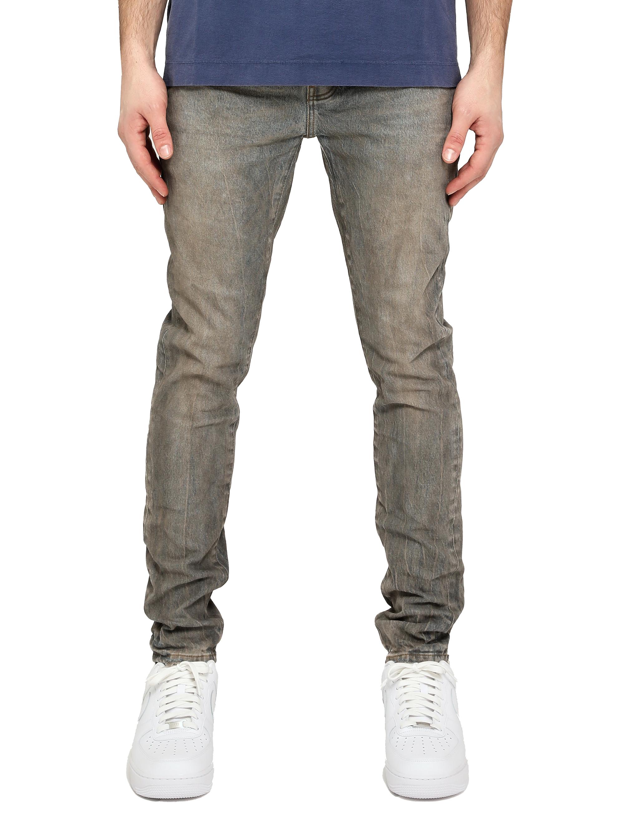 Purple Brand Skinny Shiny Stretch Zip Jeans | Saks Fifth Avenue