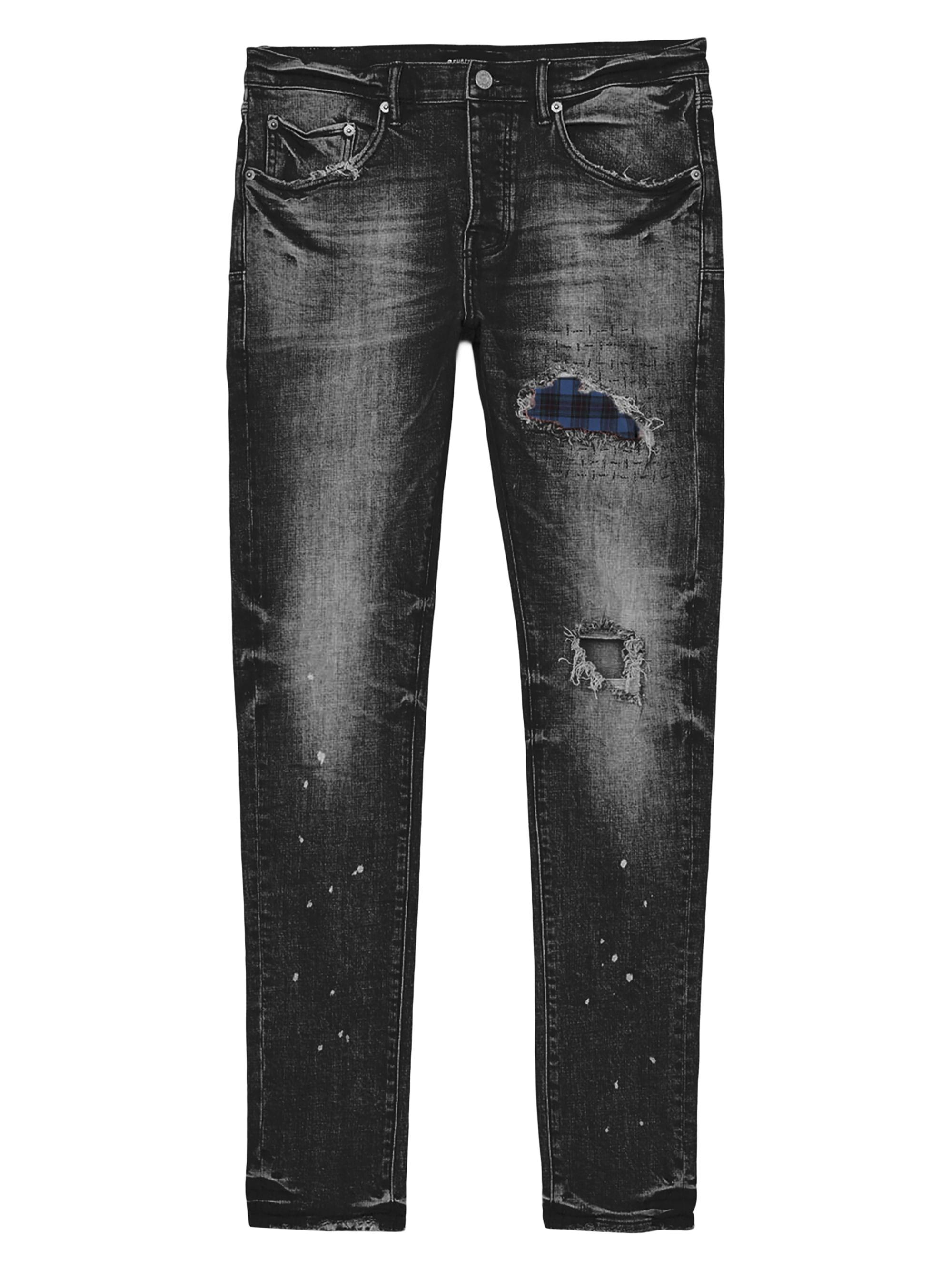Purple Brand Double Dip Coated Straight-Leg Jeans | Saks Fifth Avenue