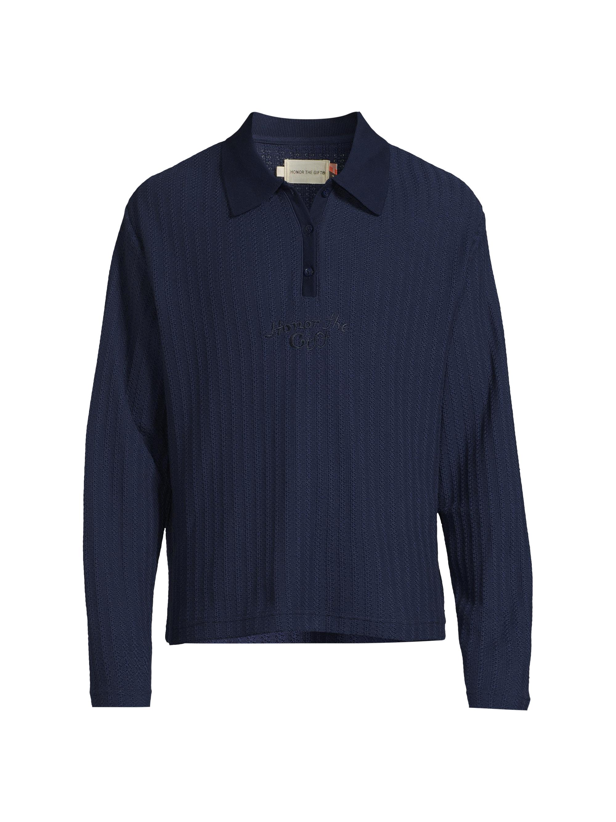 LEMAIRE DiamondJacquard Piqué Polo Shirt Frame Cotton Piqué Polo