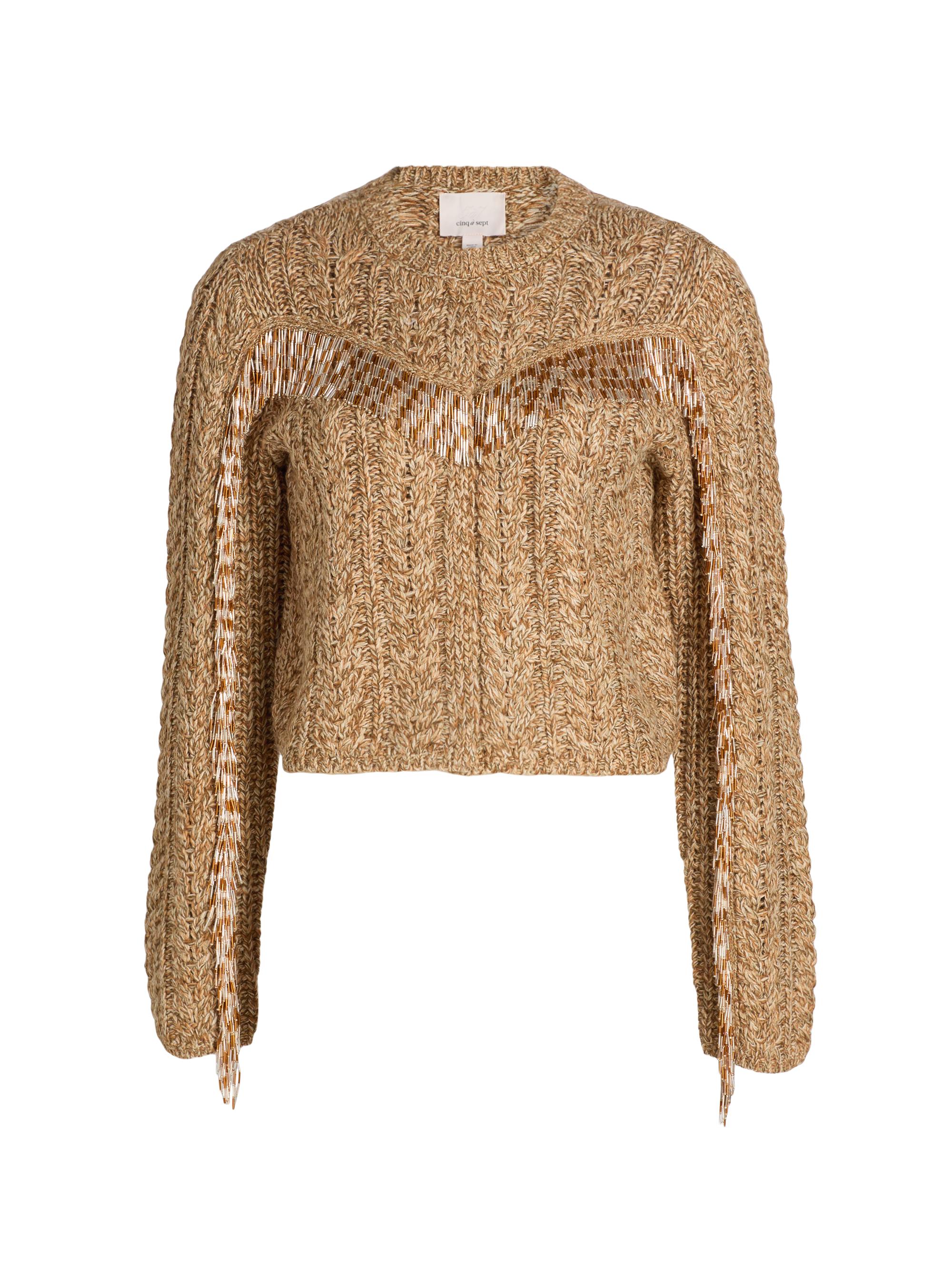 dh New York Mika Fringe-Trim Cardigan | Saks Fifth Avenue