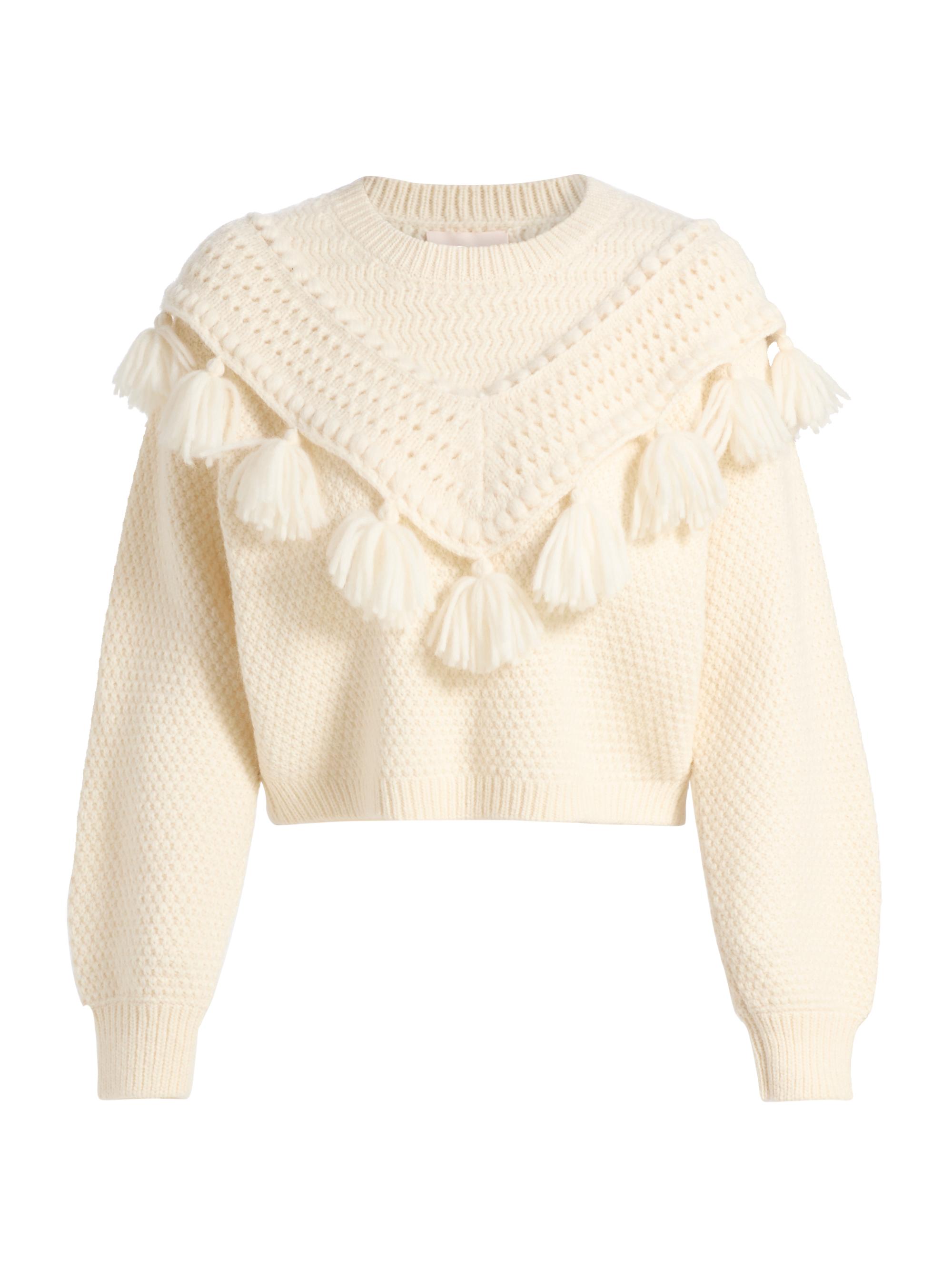 Cinq à Sept Women's Mariali Knit Alpaca-Blend Pullover Sweater -