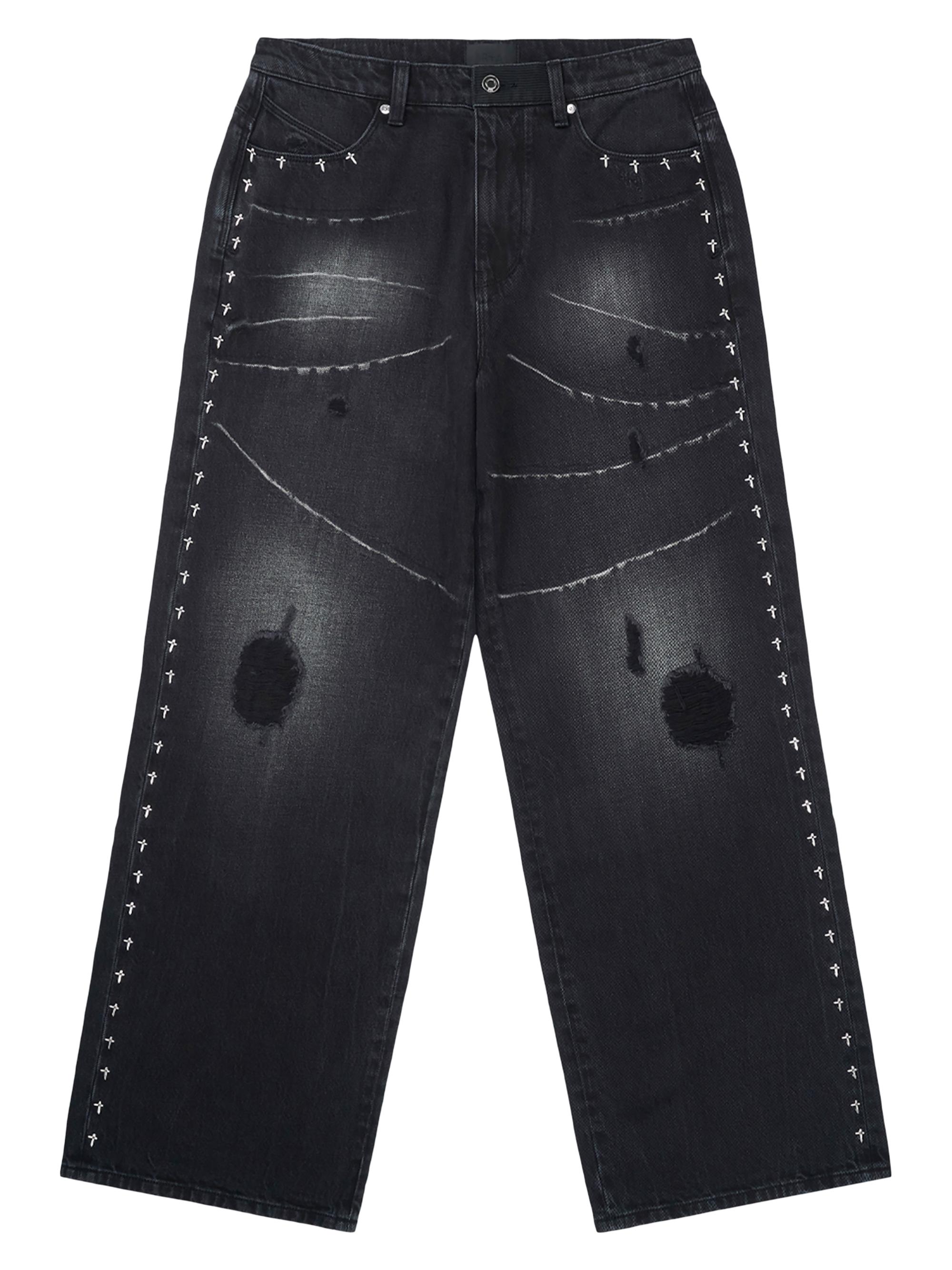 Lost Frequencies Ricardo Graffiti Slim-Fit Jeans