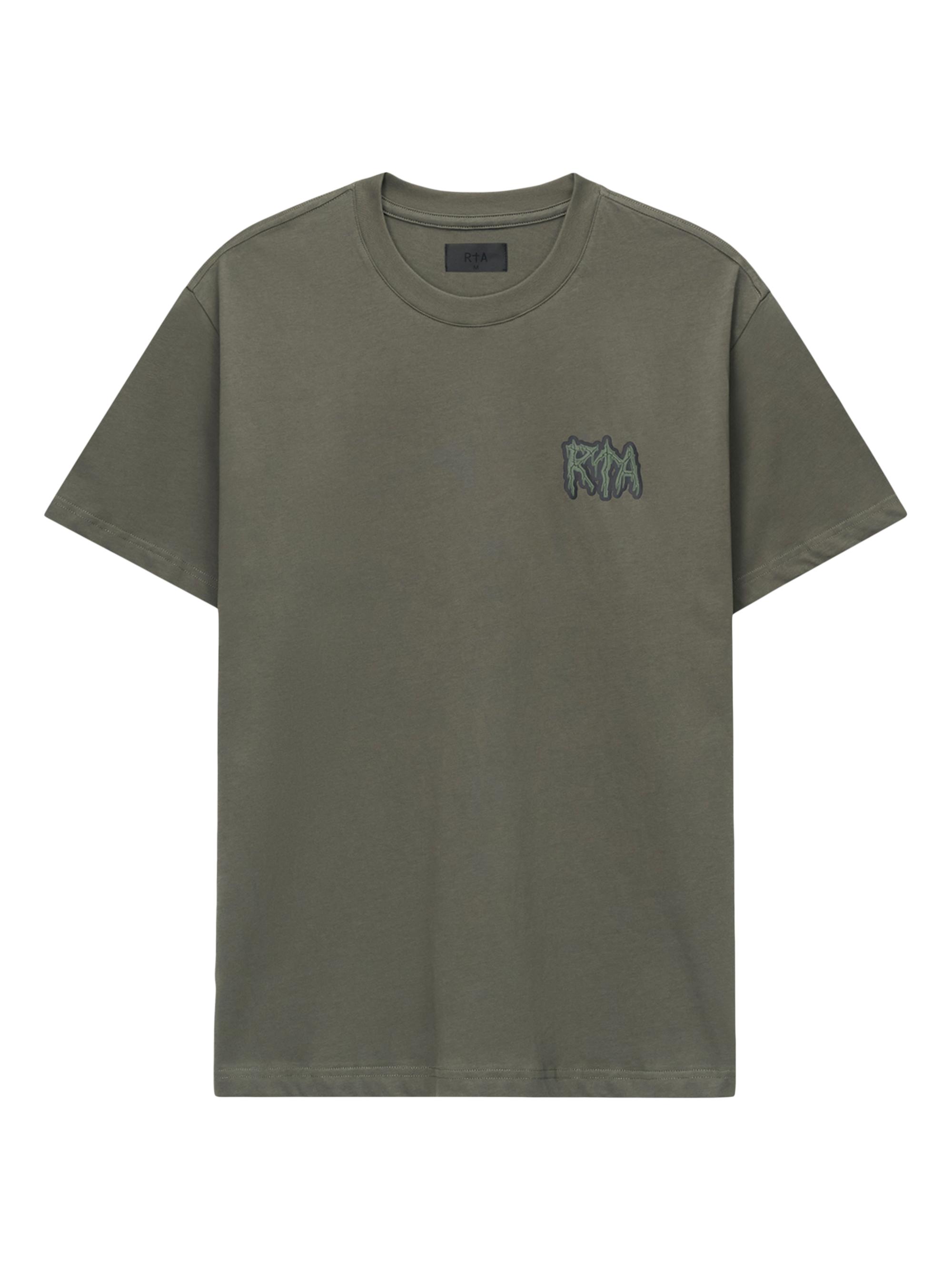 RTA Men's Lost Frequencies Colin Cotton T-Shirt - Olive Rta Sigilism