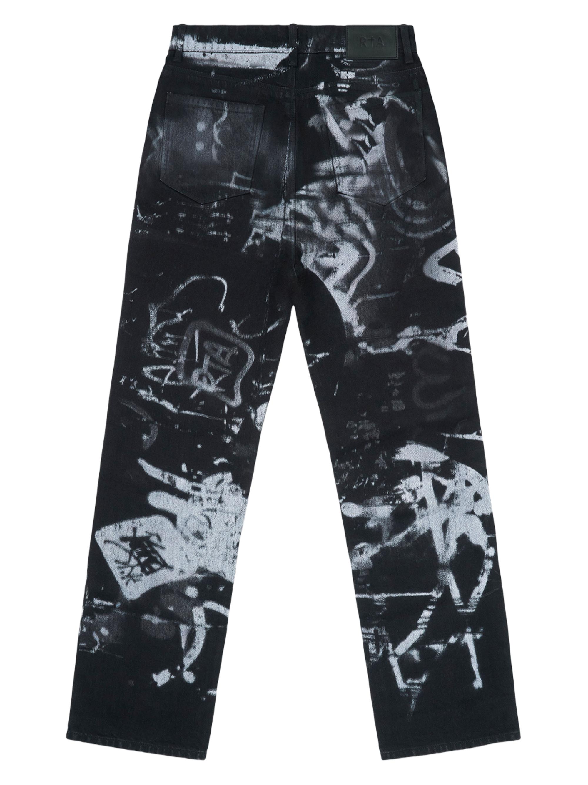 Lost Frequencies Ricardo Graffiti Slim-Fit Jeans