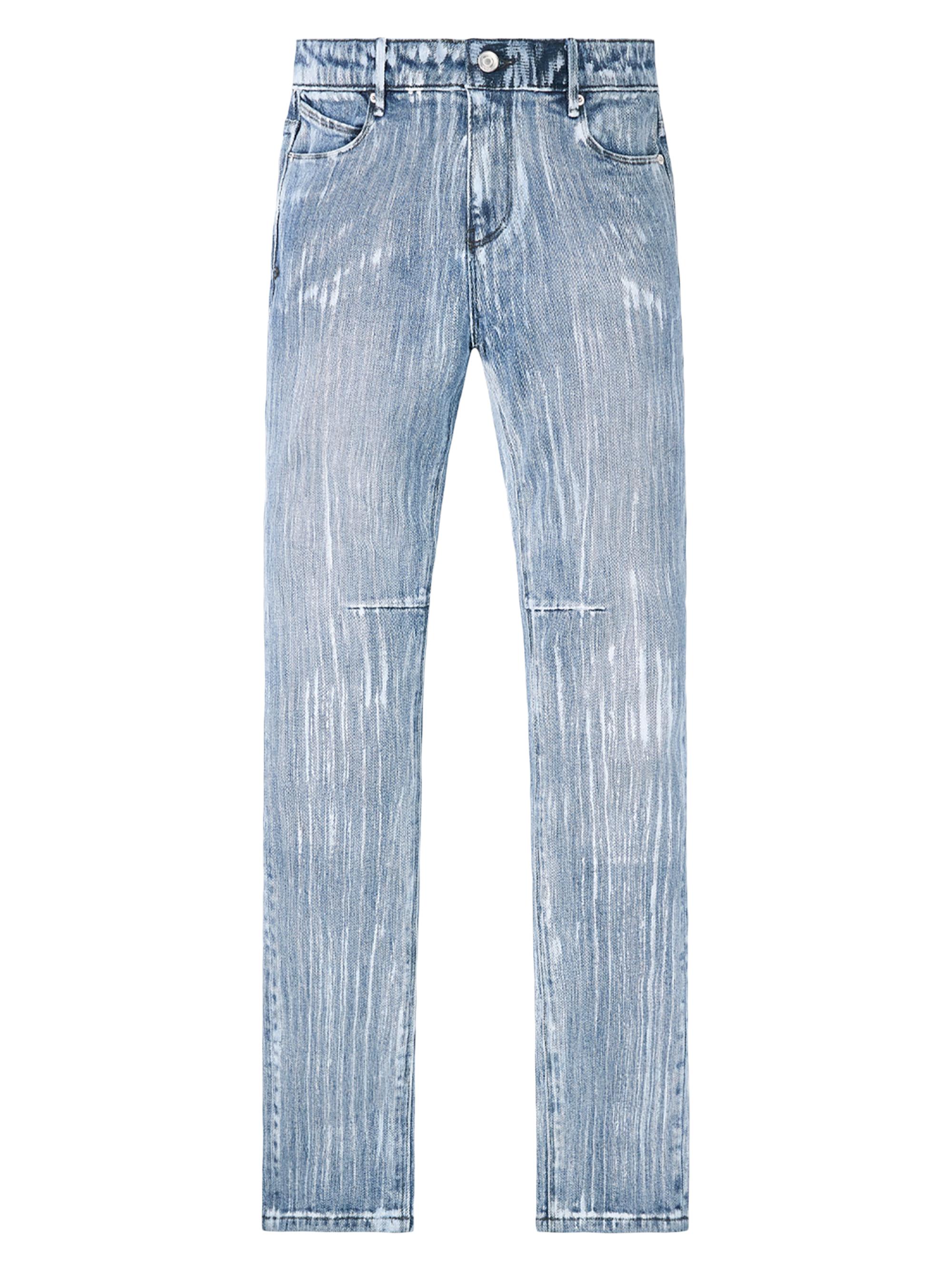 RTA Men's Lost Frequencies Bryant Washed Slim-Leg Jeans - Aqua Drizzle