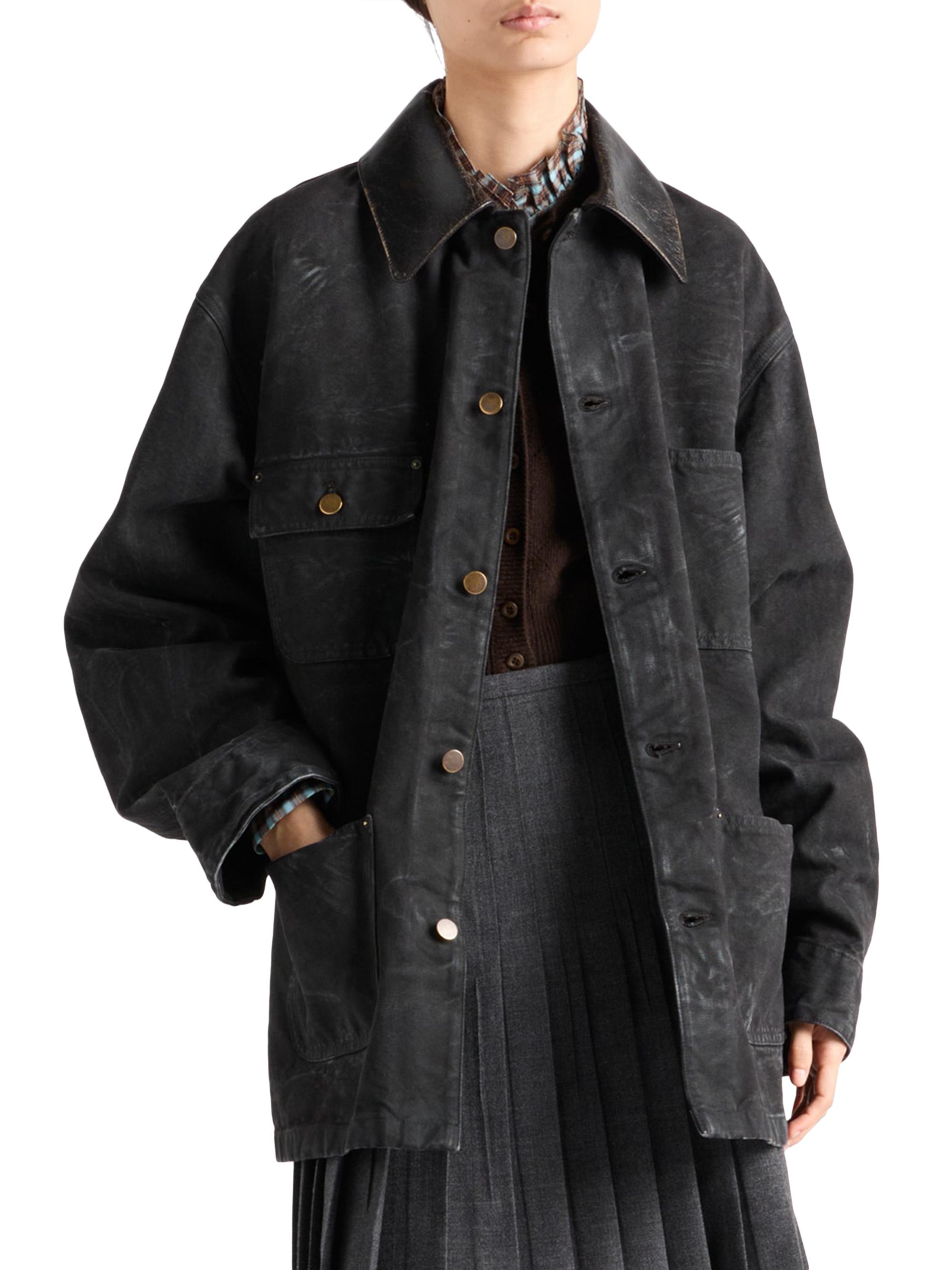 Prada Canvas Blouson Jacket | Saks Fifth Avenue