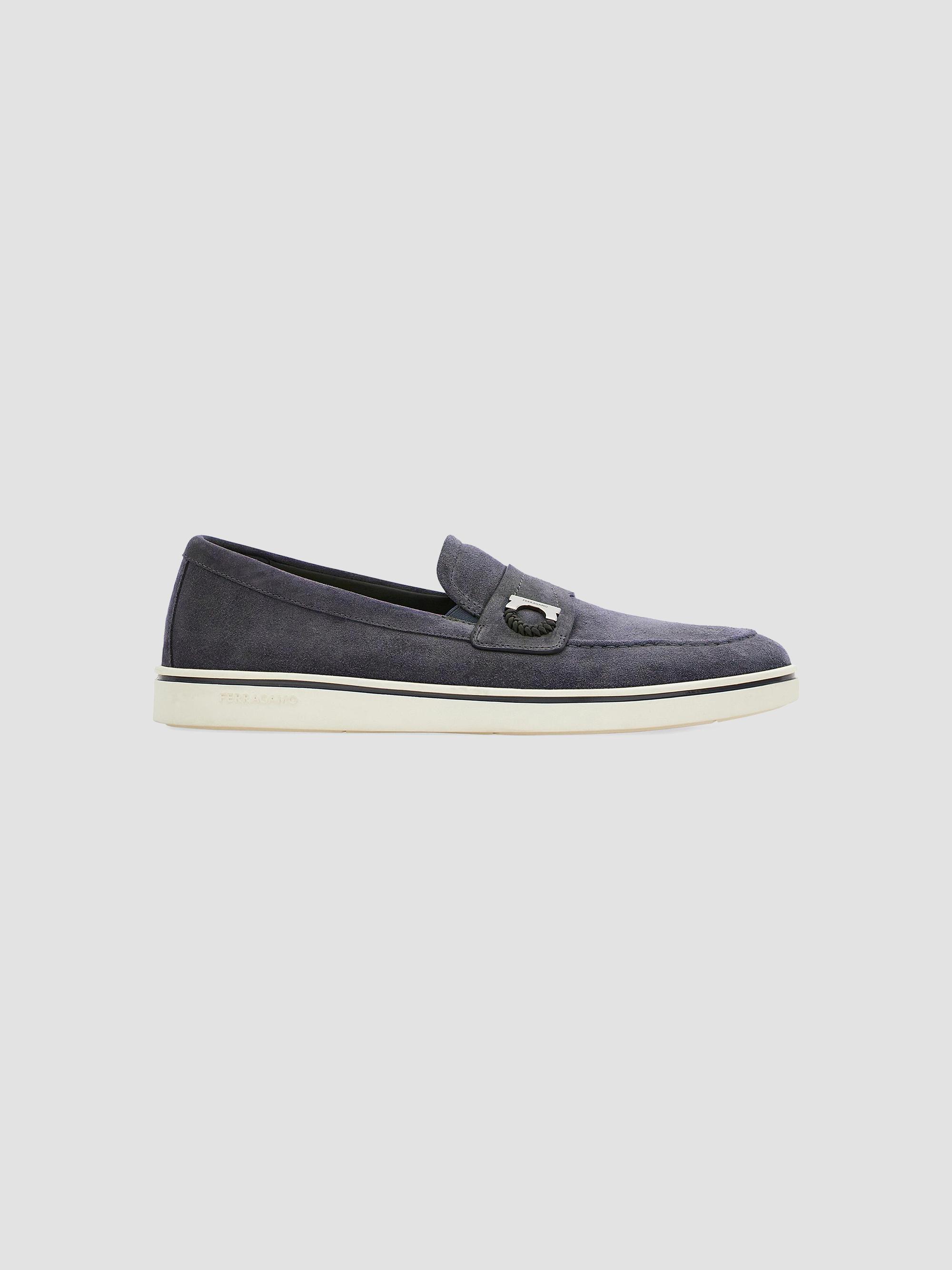 FERRAGAMO Men's Tancredi Suede Loafers - Stromboli Sand | Thumbnail 7