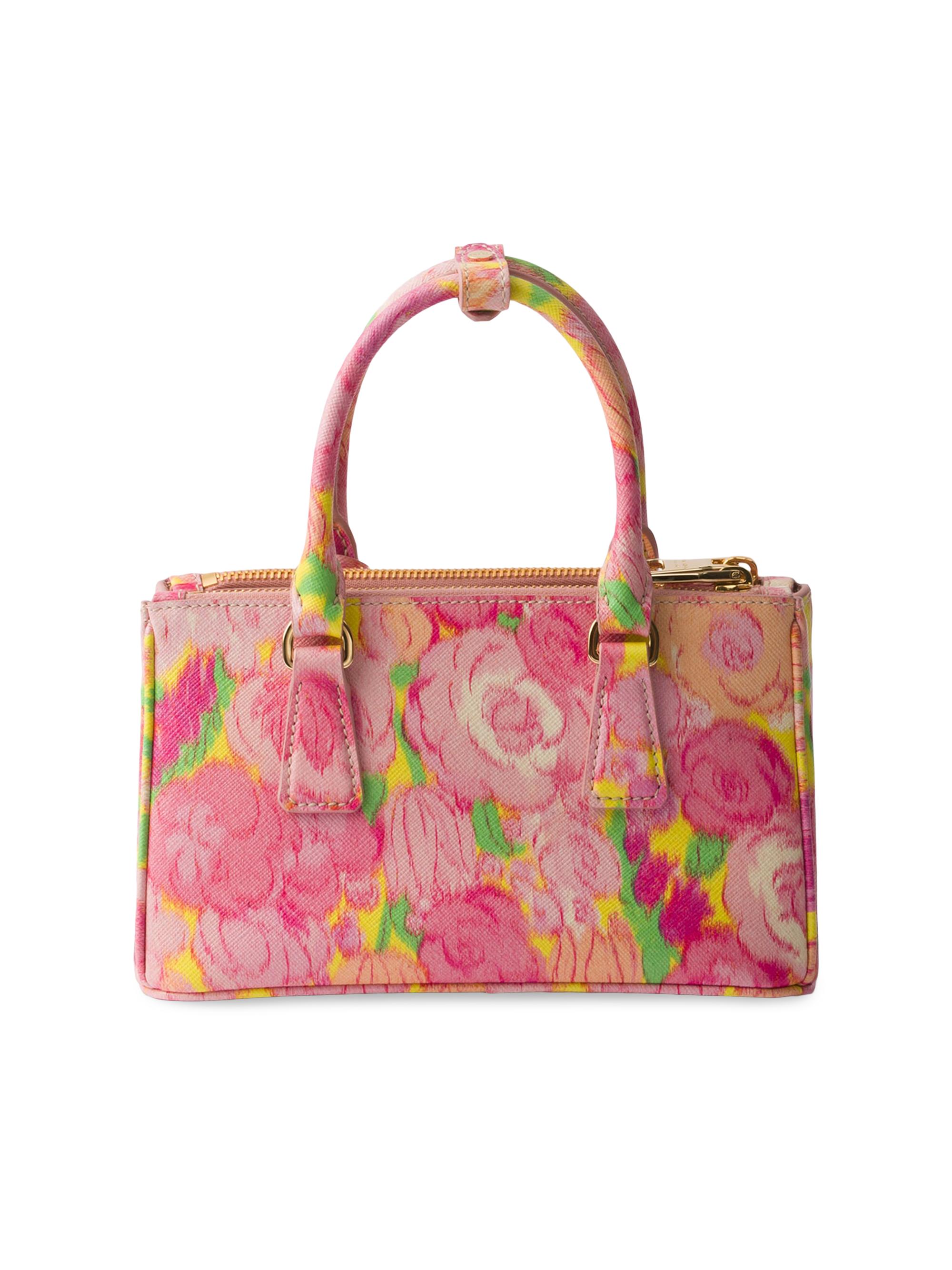Prada Galleria Printed Saffiano Leather Mini Top Handle Bag | Saks