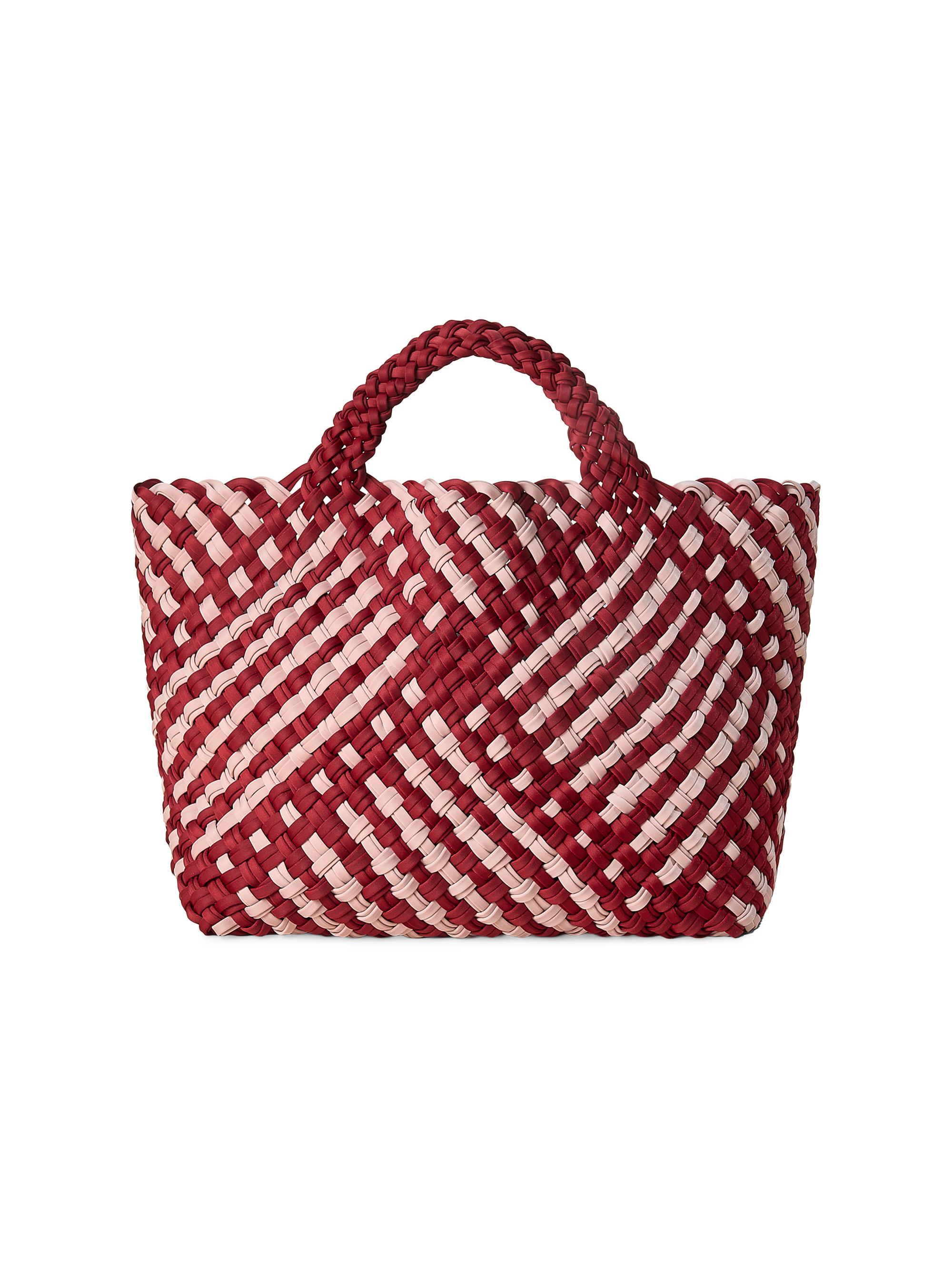 Naghedi Women's St. Barths  Double Weave Tote Bag - Lychee