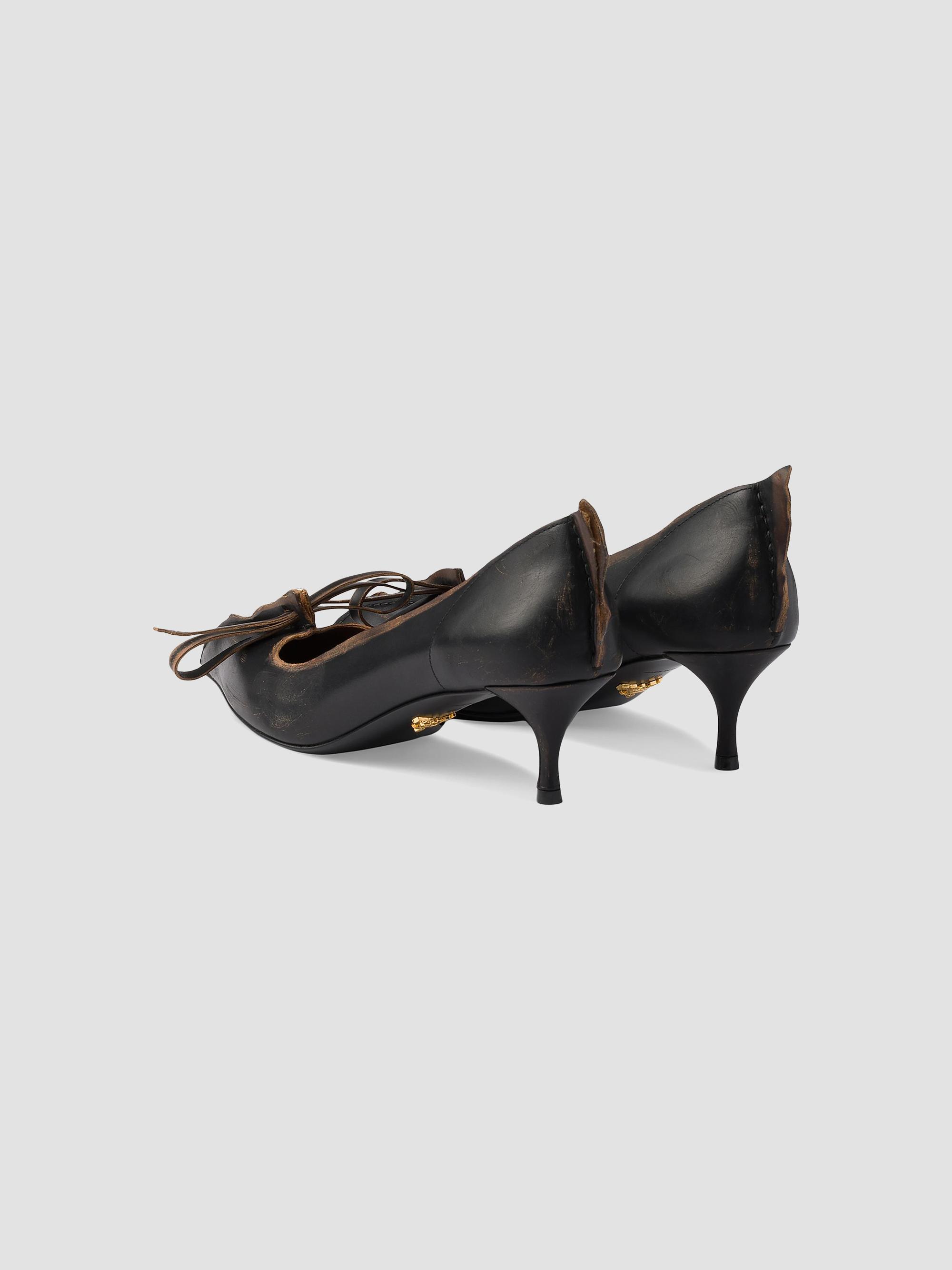 Prada Antiqued Leather Pumps | Saks Fifth Avenue