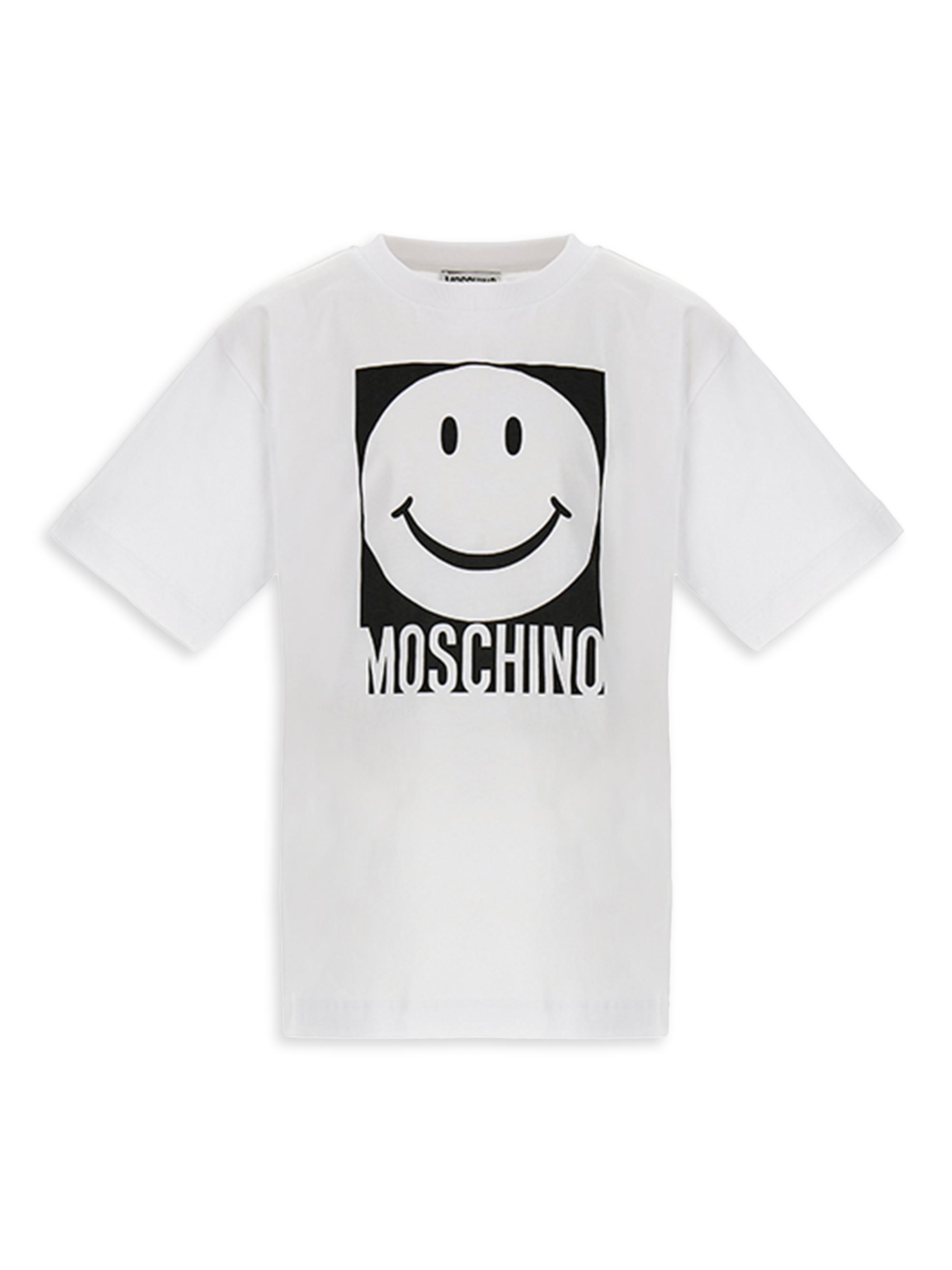 Moschino Little Kid's & Kid's Smiley Face T-Shirt - Bianco