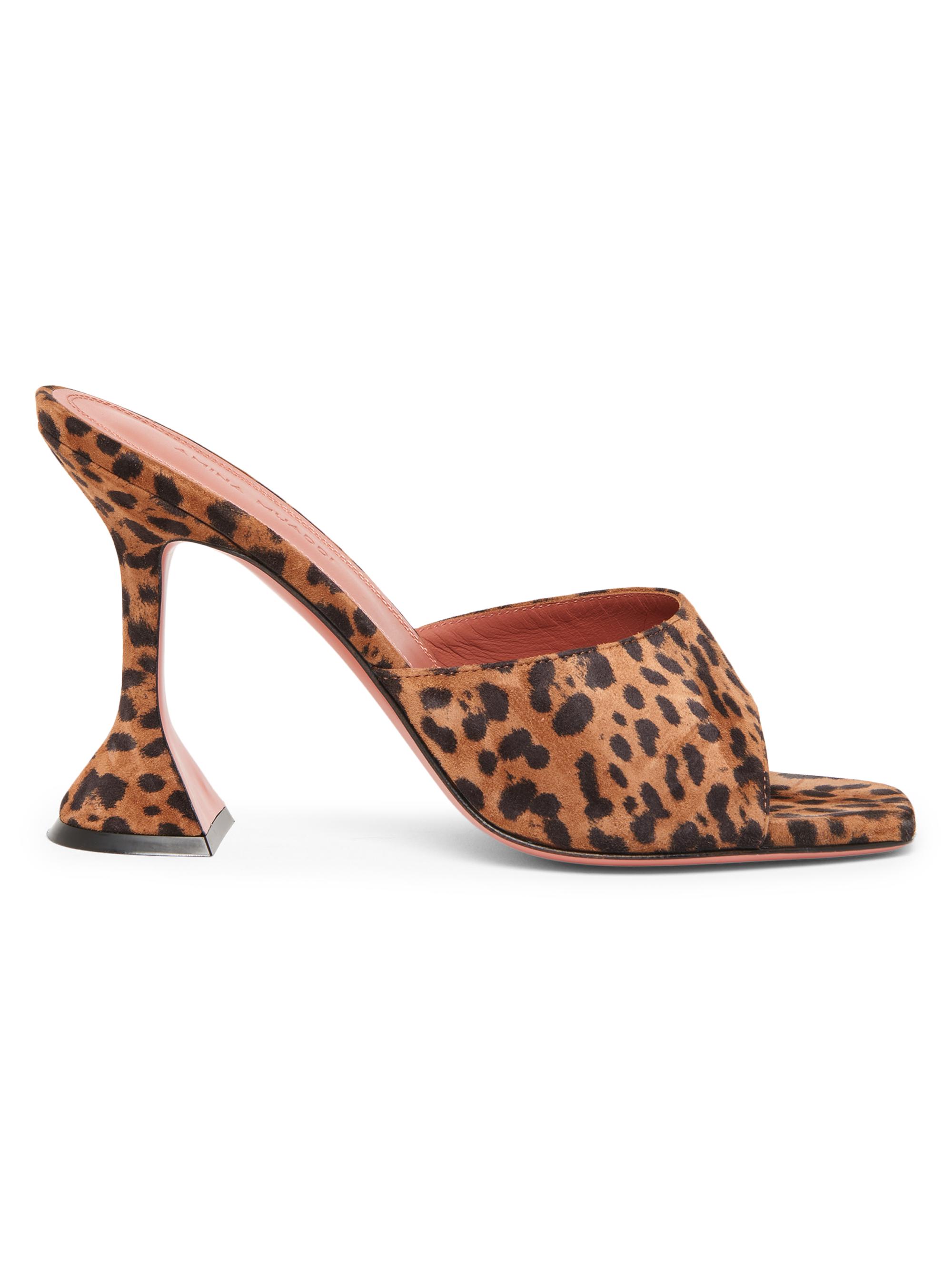 Amina Muaddi Brigitte 95MM Snake Leather Mules | Saks Fifth Avenue