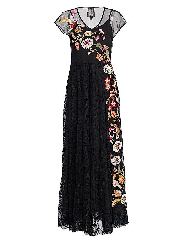 how to clean johnny was jolene embroidered mesh dress Embroidery Alia Sunlit Blooms, Sheer Drapes And That Glazed Glow Hitting Just Johnny Was JWLA Ambre Mesh