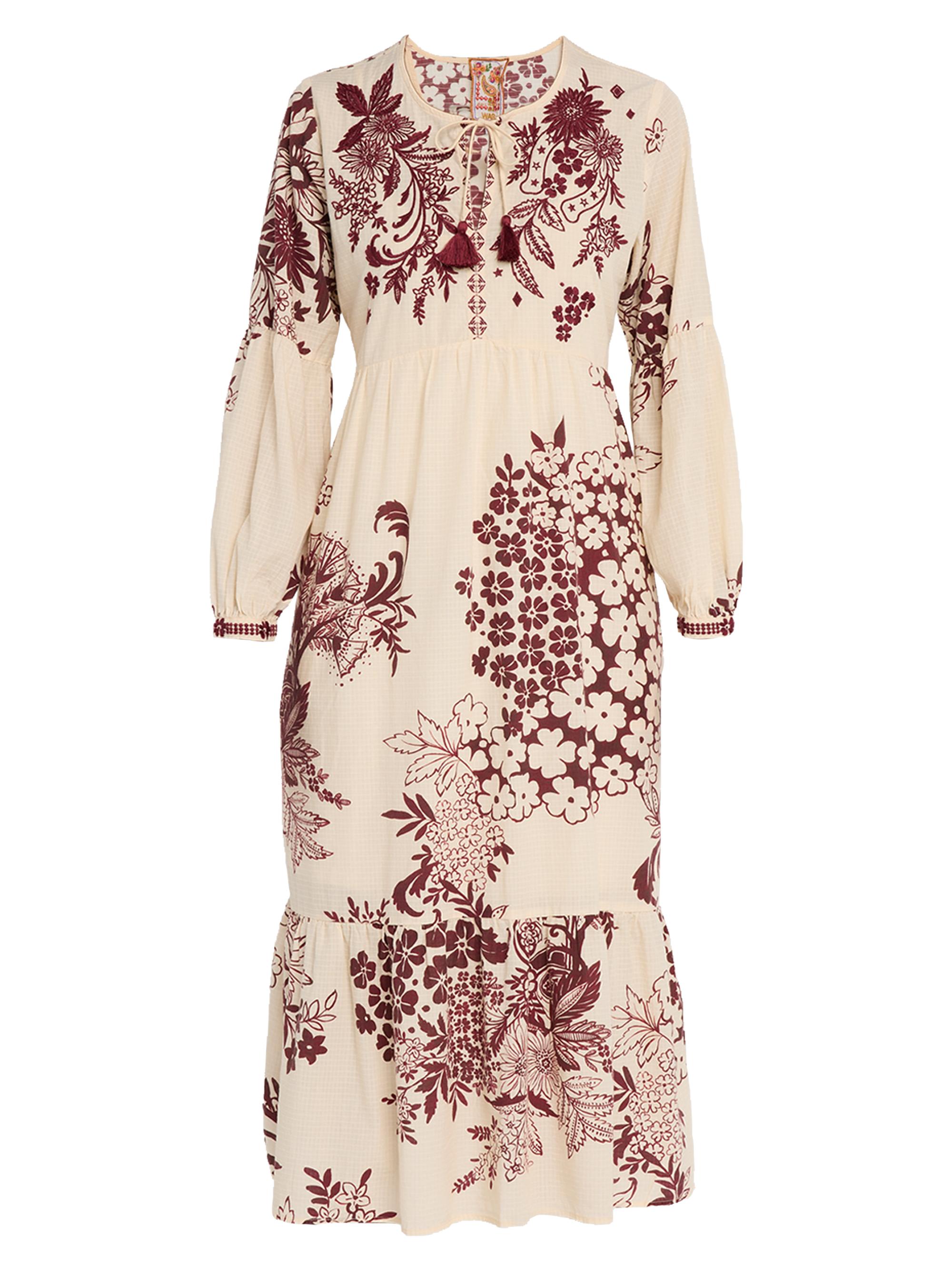 Johnny Was Women's Tiered Bishop-Sleeve Dress - Aquijio