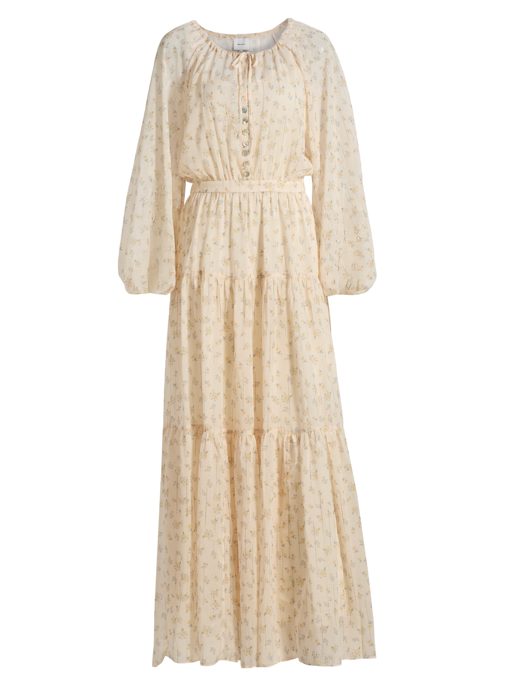 Reformation Women's Becca Foral Tieneck Maxi Dress - Ditsy