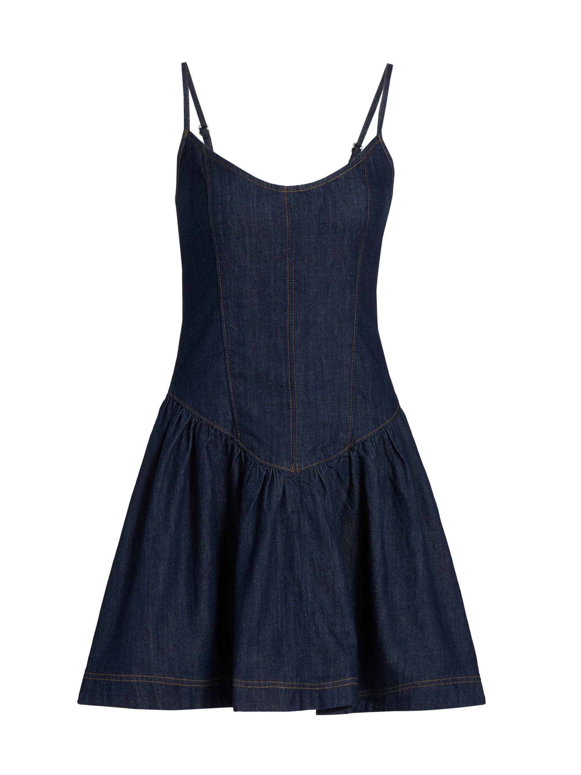 Reformation Women's Lottie Denim Minidress - Liffey