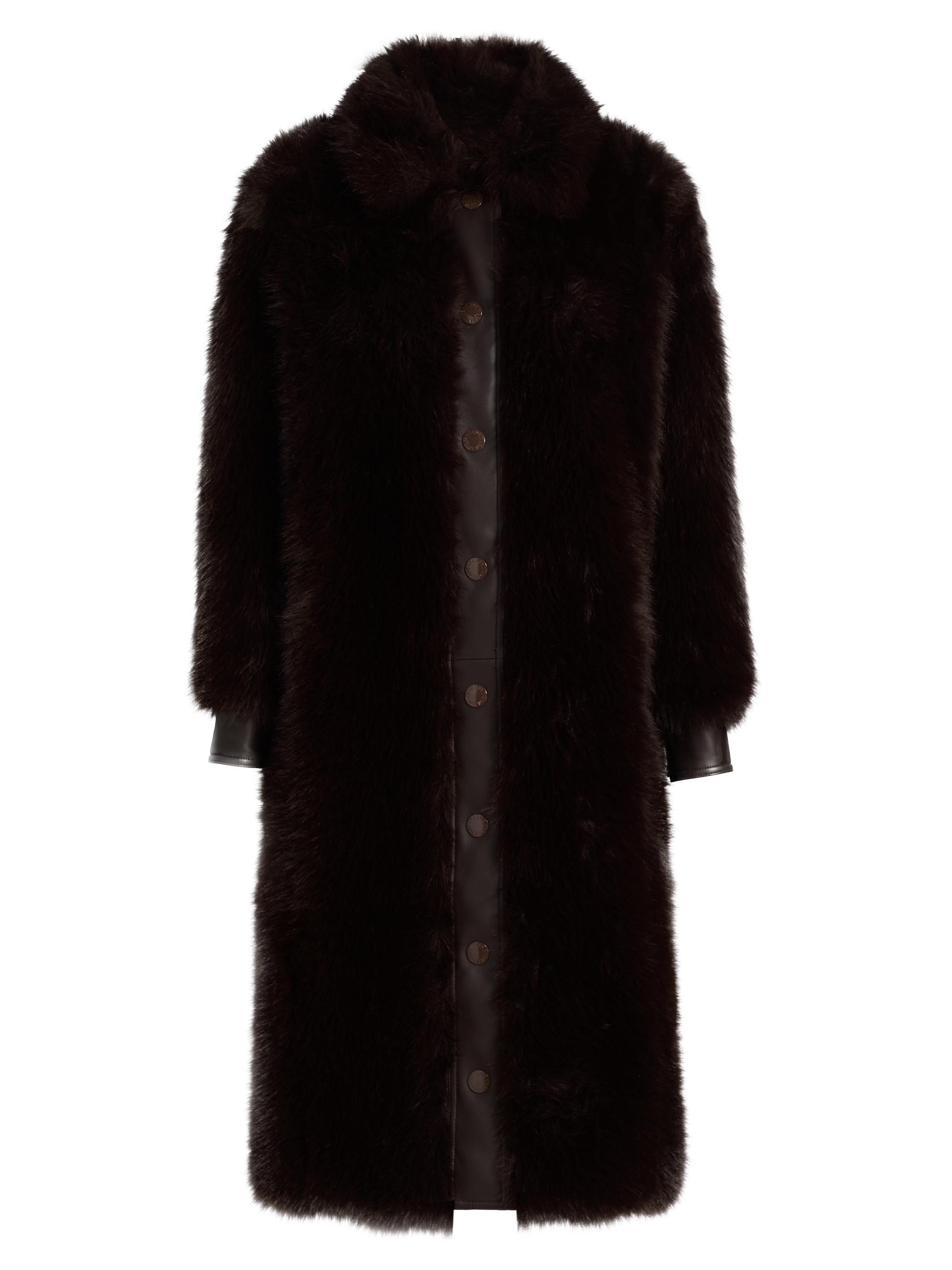 Mercer Collective Mink Stripe Faux-Fur Coat | Saks Fifth Avenue