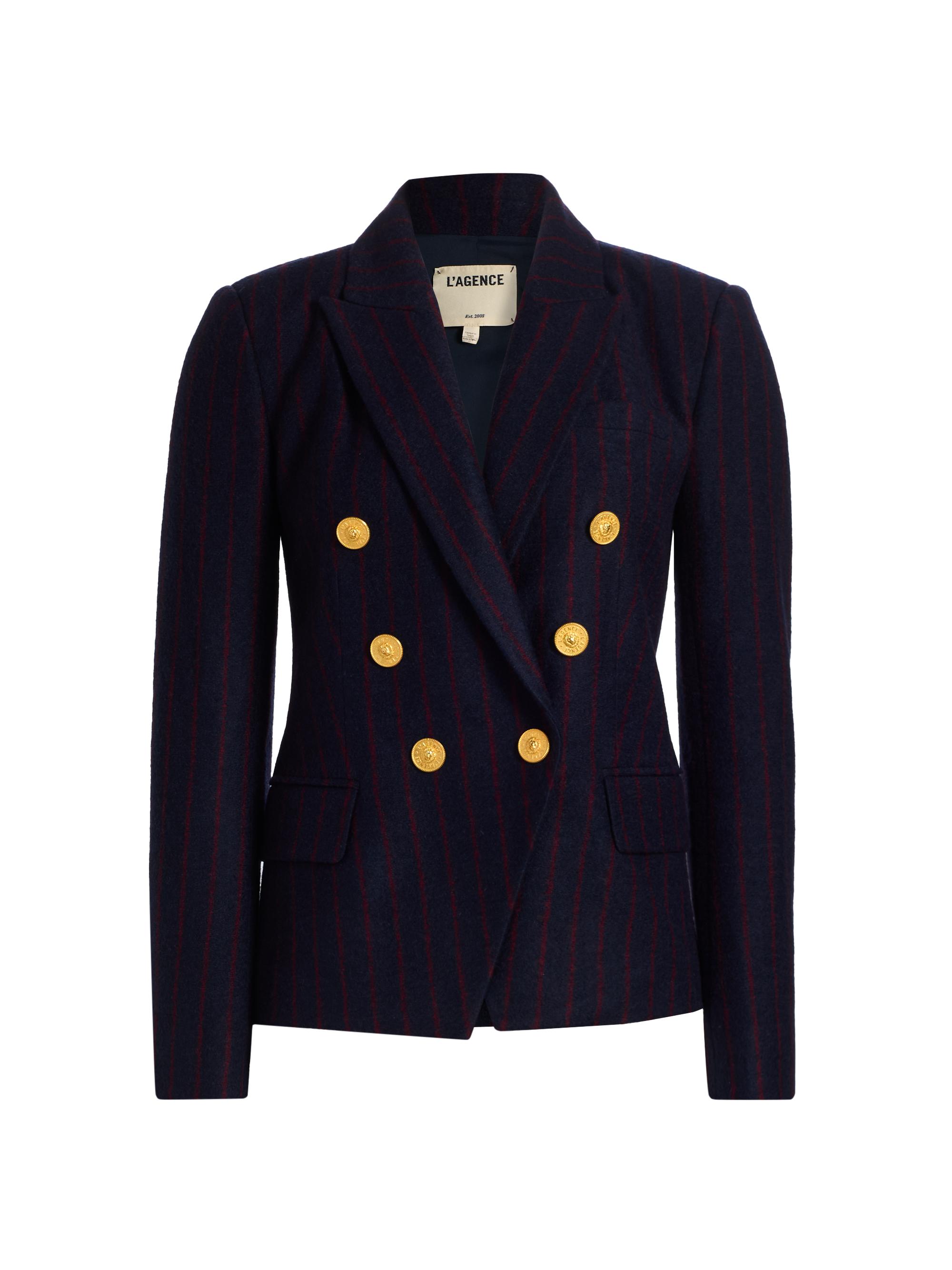 L'AGENCE Marie Double-Breasted Blazer | Saks Fifth Avenue