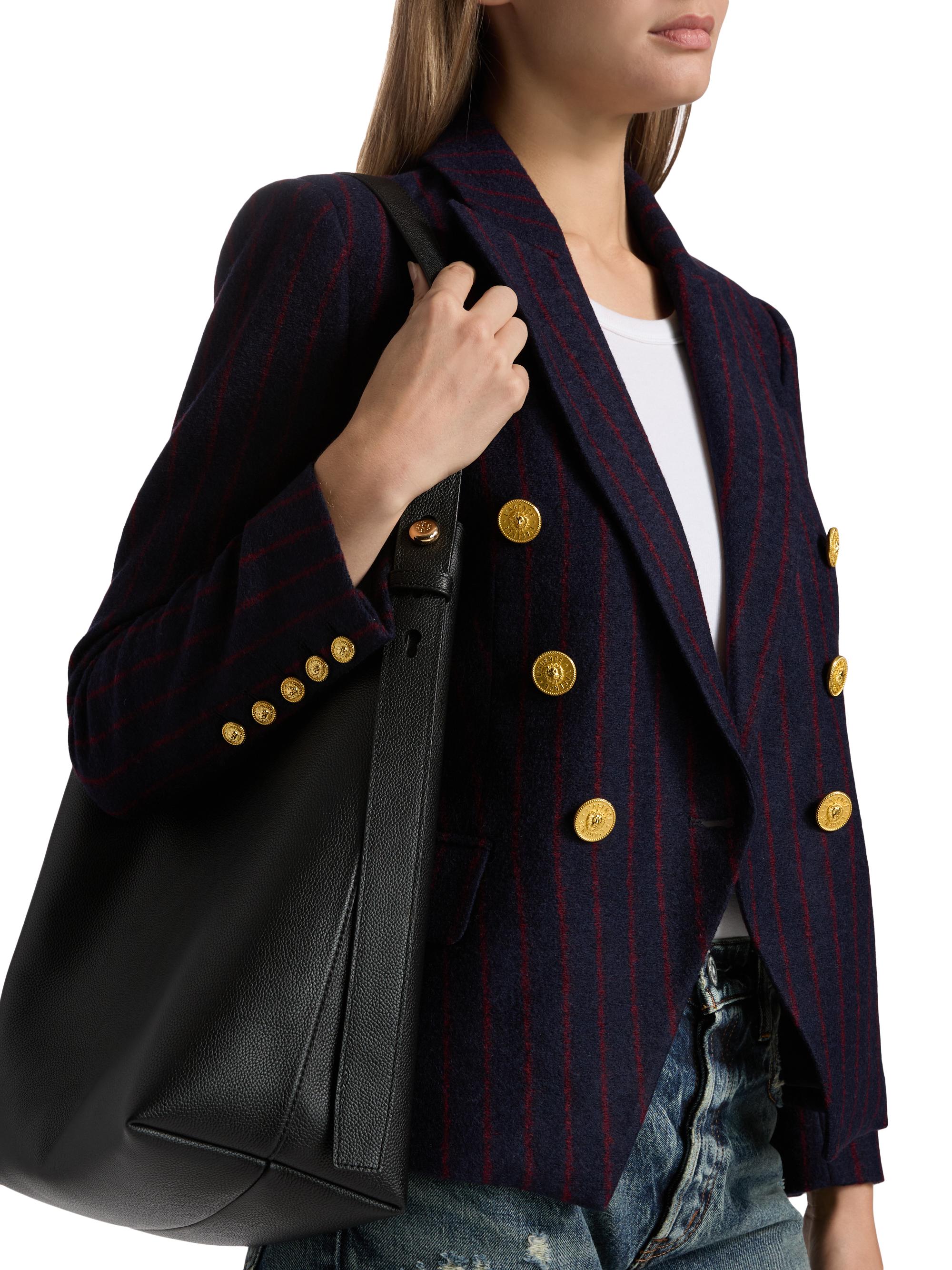 L'AGENCE Kenzie Striped Double-Breasted Blazer | Saks Fifth Avenue