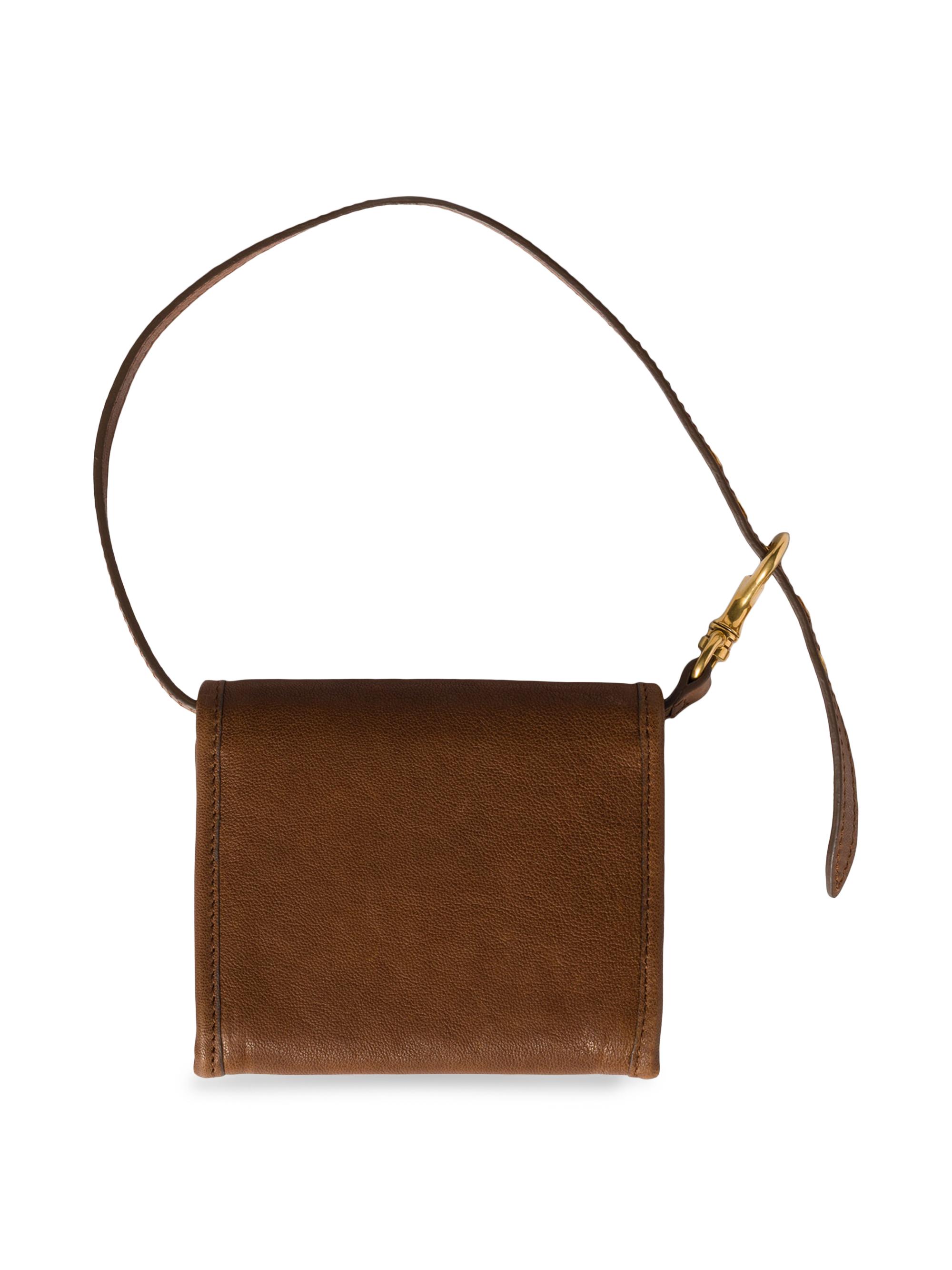 小物 Archive miu miu leather wallet Braun Archive miu miu leather wallet Braun