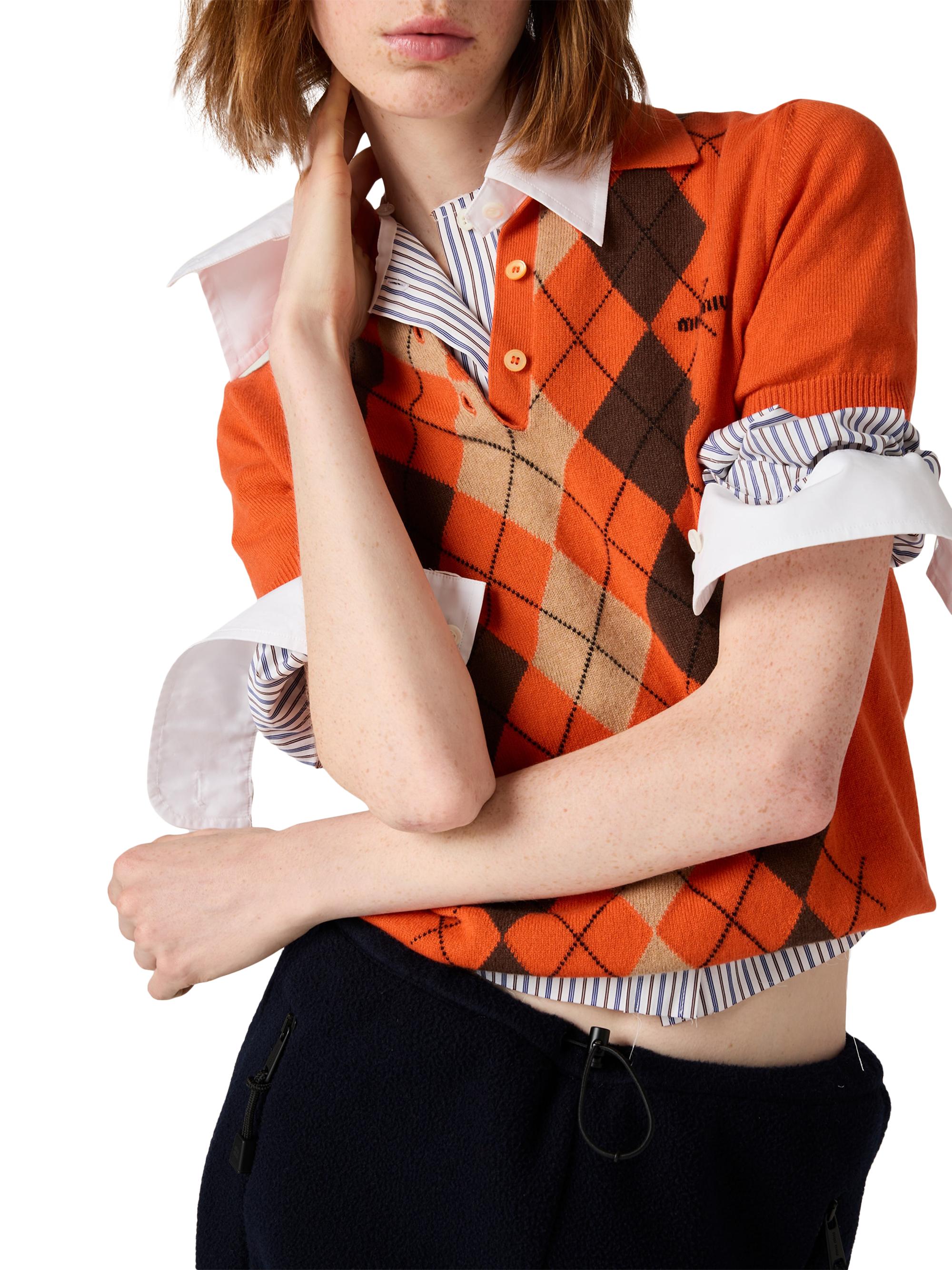 Miu Miu Striped Poplin Shirt | Saks Fifth Avenue