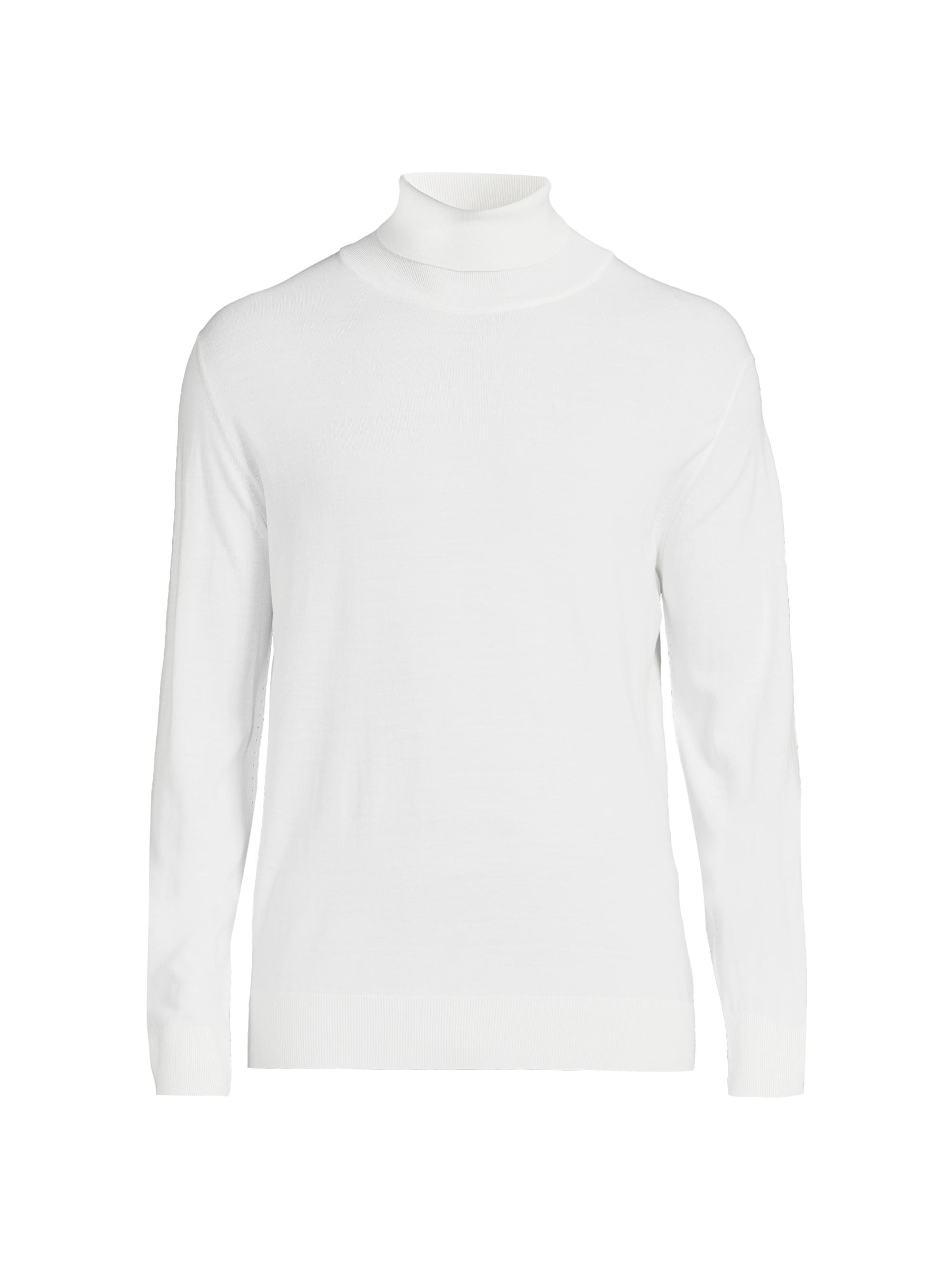 Stefano Ricci Men's Wool Turtleneck Sweater - White