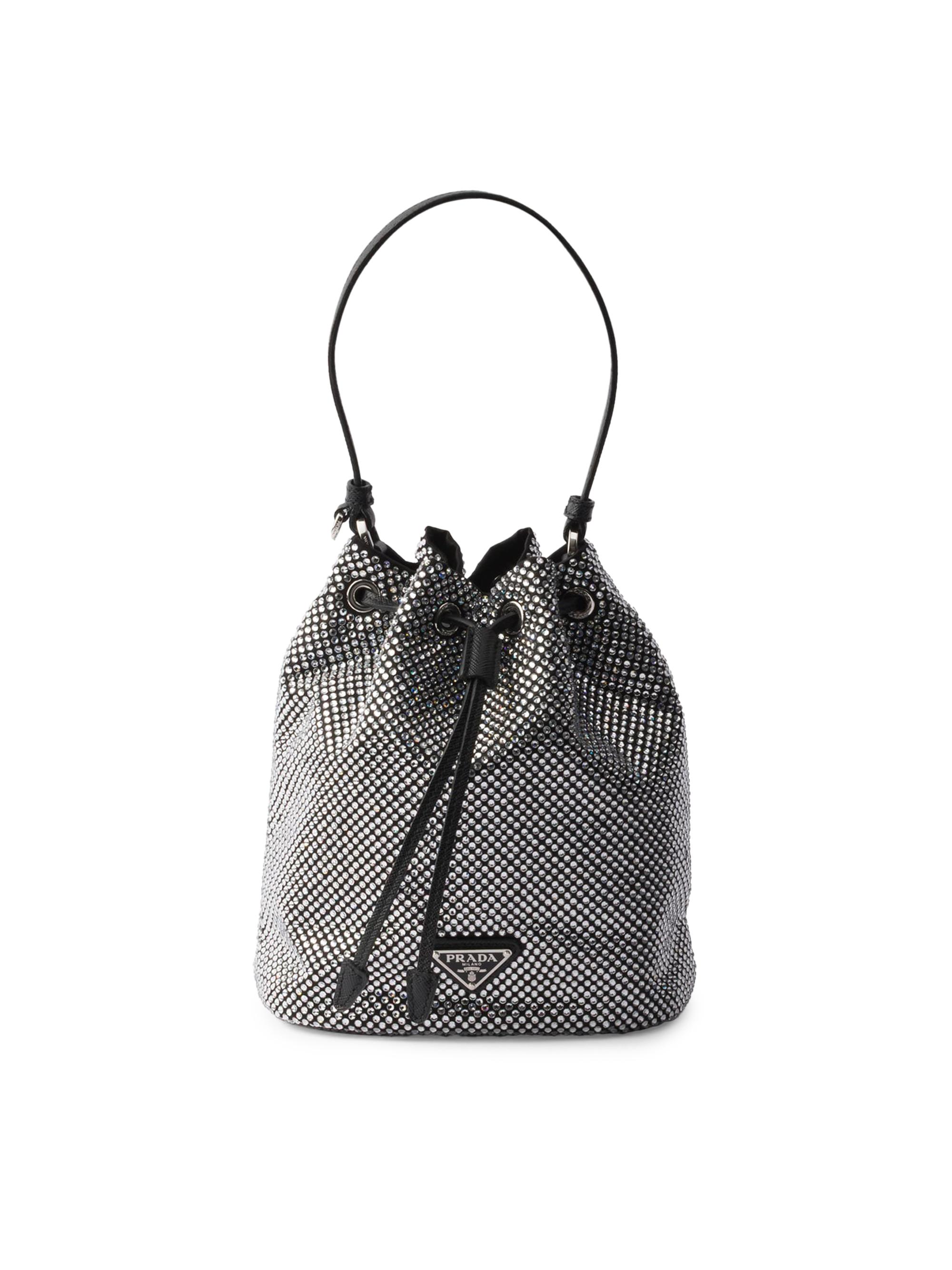 Prada Women's Crystal-Studded Satin Mini-Bag - Assorted