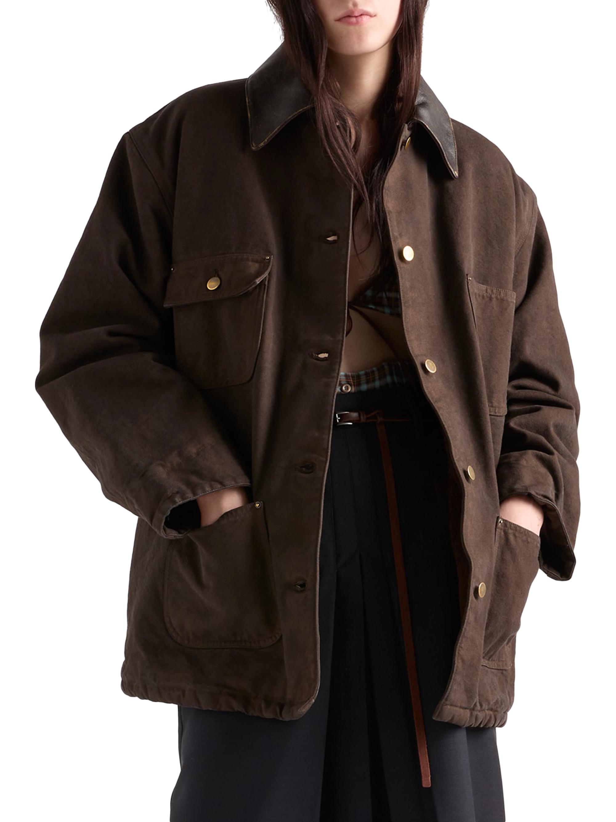 Prada Canvas Blouson Jacket | Saks Fifth Avenue