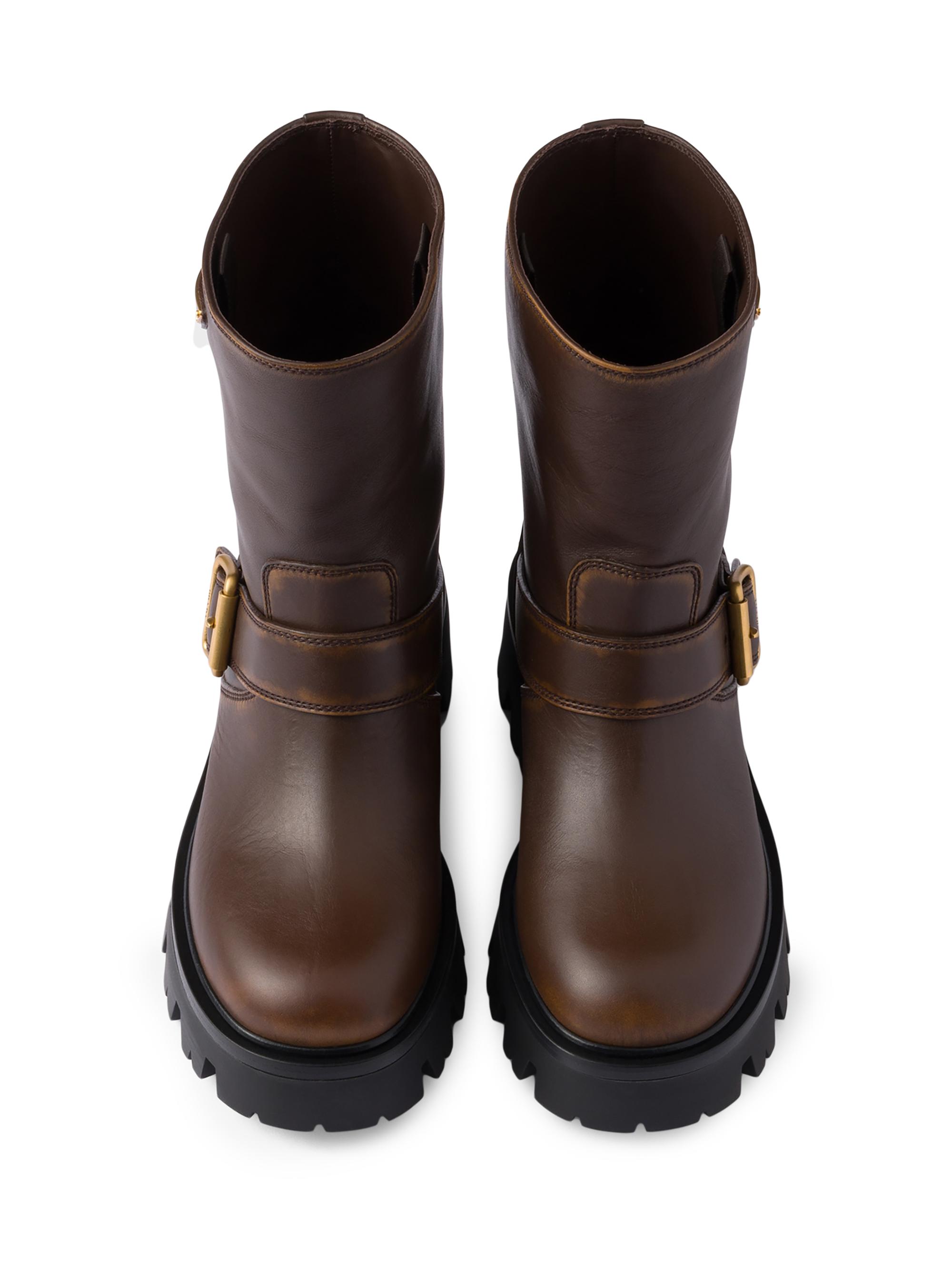 Prada Leather Boots | Saks Fifth Avenue