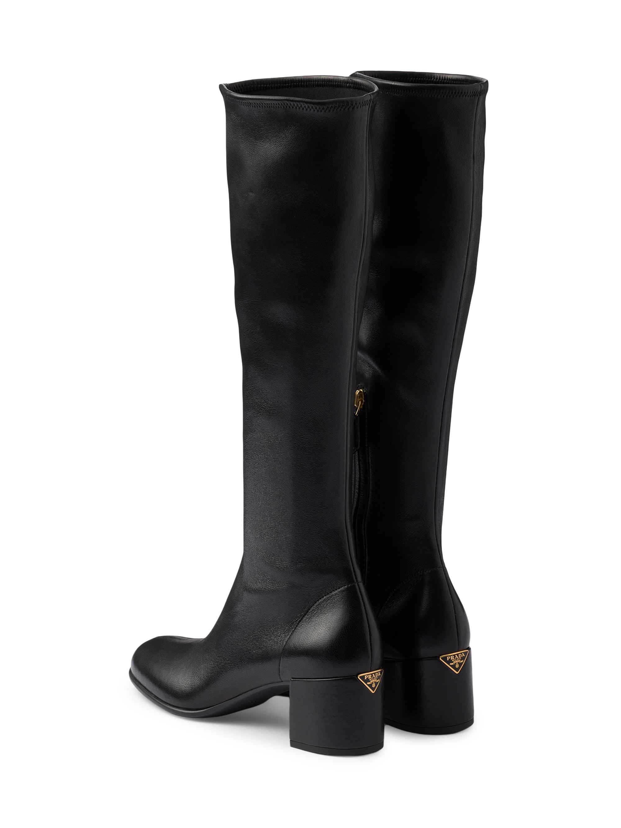 Prada Stretch Nappa Leather Boots | Saks Fifth Avenue