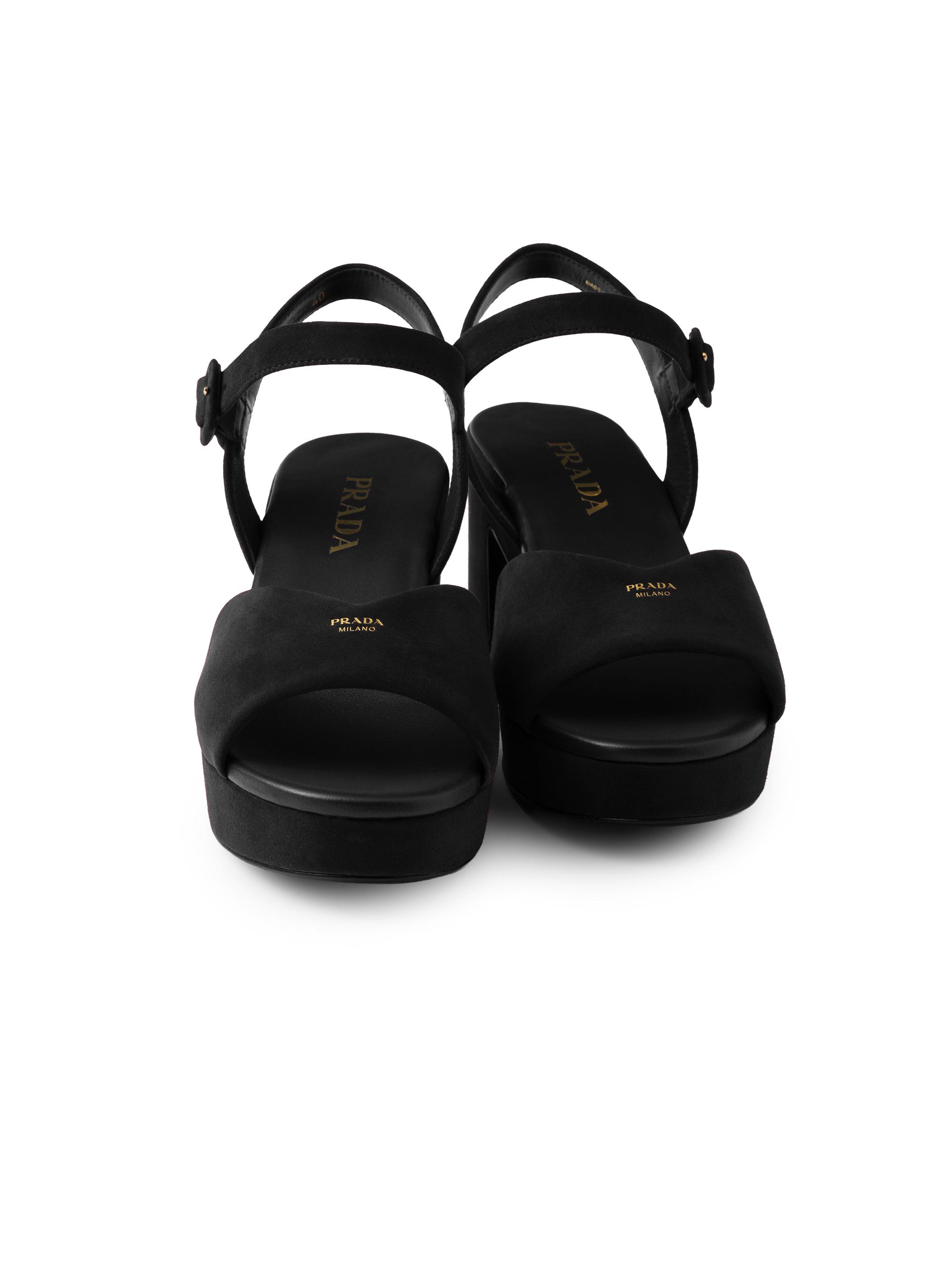 Prada Padded Suede Sandals | Saks Fifth Avenue