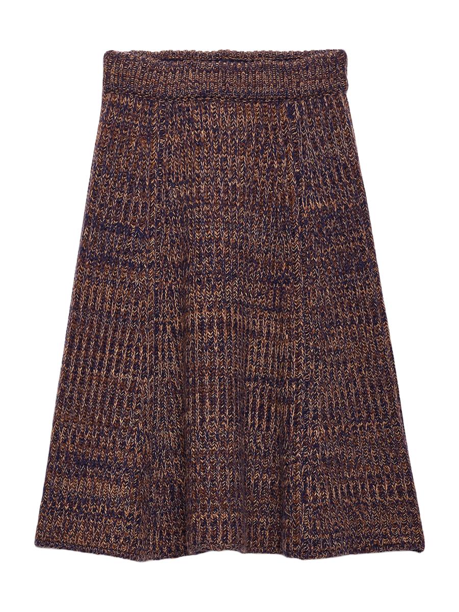 Prada Women's Wool And Cashmere Knit Skirt In Multi