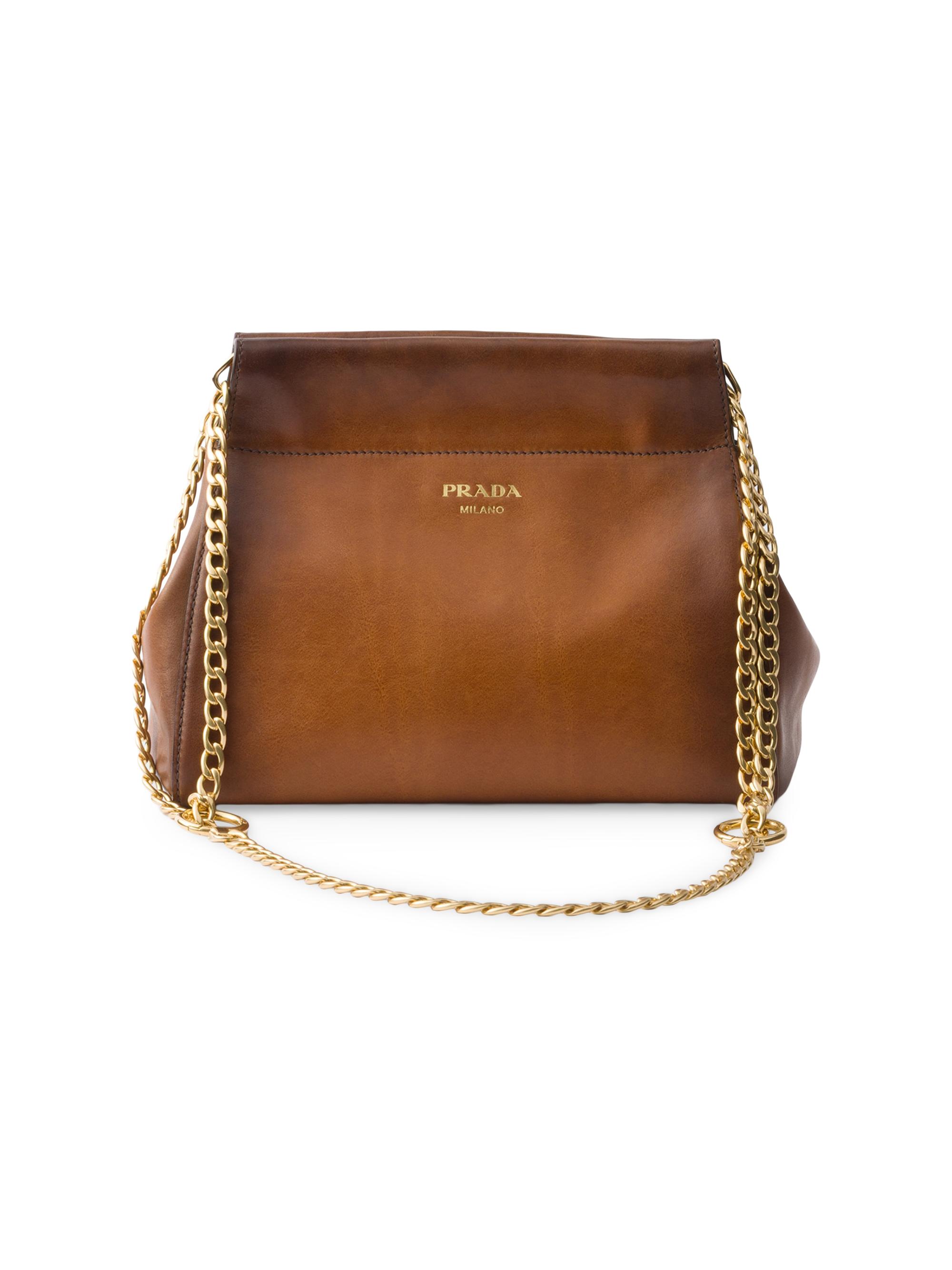 Prada Enchaîné Leather Mini Shoulder Bag | Saks Fifth Avenue