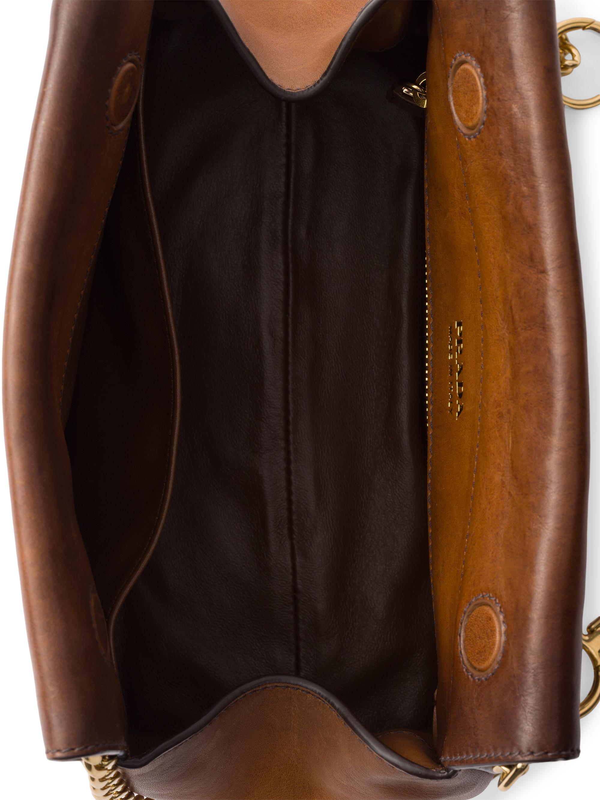 Prada Enchaîné Leather Mini Shoulder Bag | Saks Fifth Avenue