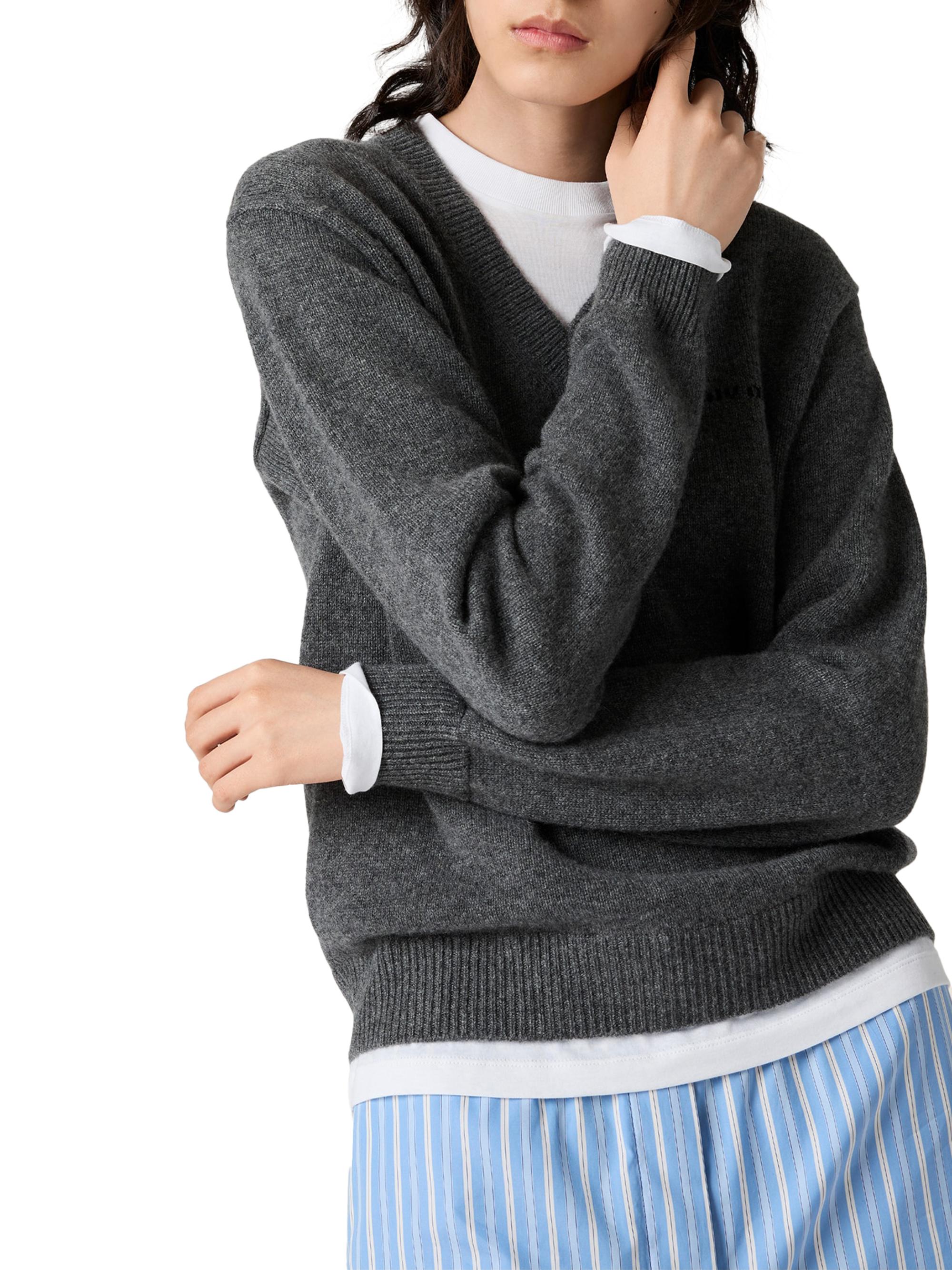 Miu Miu Cashmere V-Neck Sweater | Saks Fifth Avenue