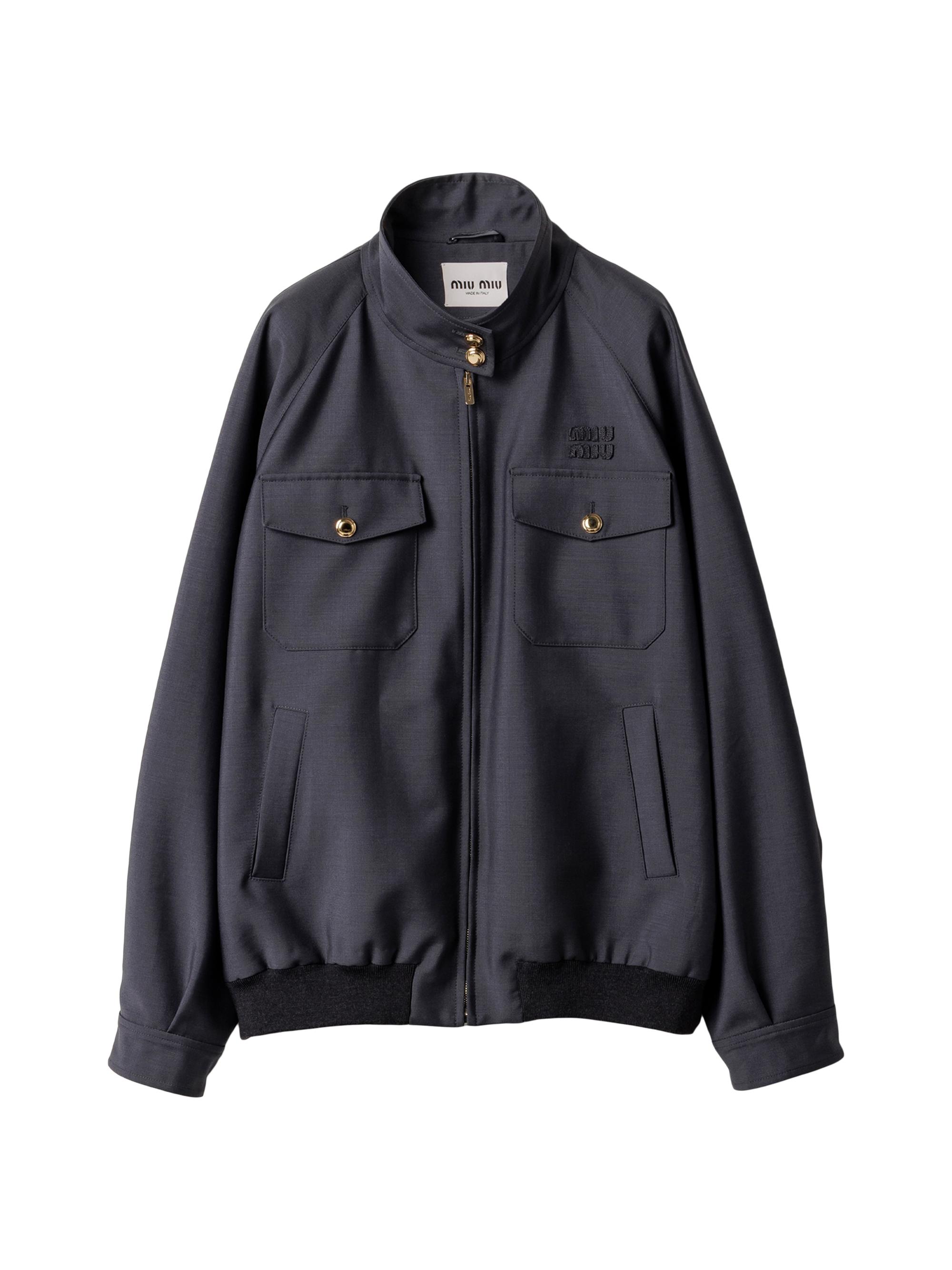 Miu Miu Suede Blouson Jacket | Saks Fifth Avenue